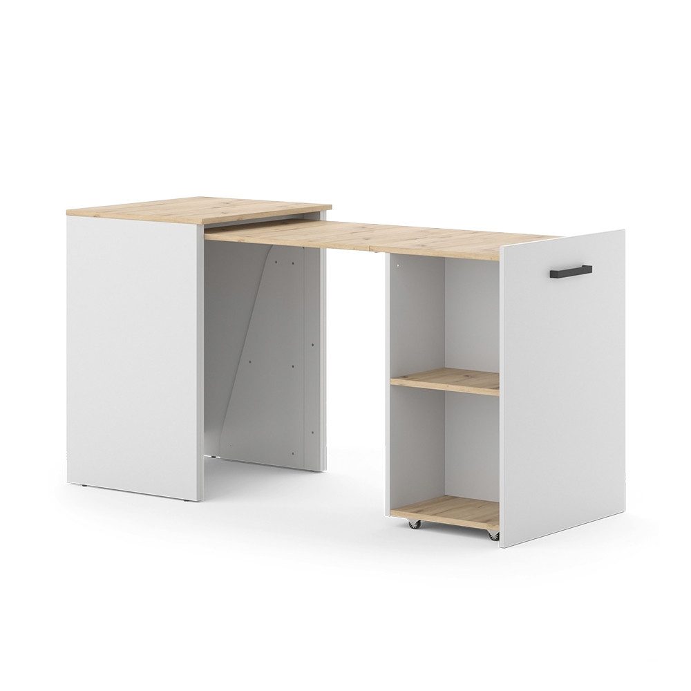 Vicco Schreibtisch Adam, Greige/Artisan-Eiche, 60 x günstig online kaufen