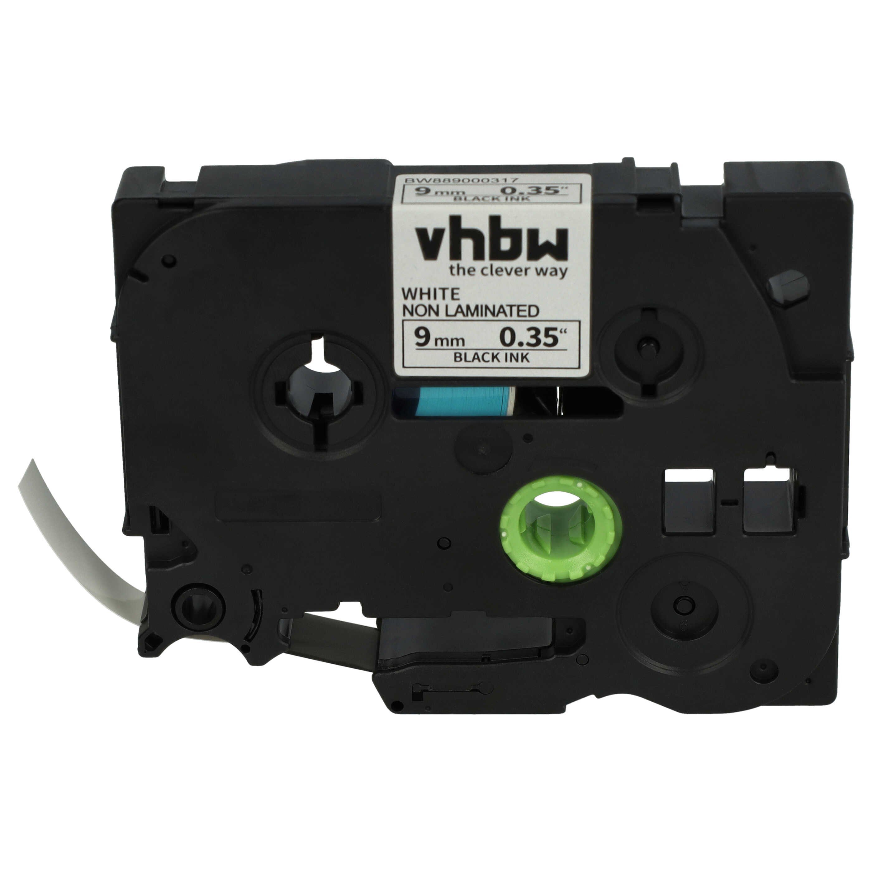 vhbw Beschriftungsband passend für Brother P-Touch 1080, 1230PC, 1010, 1200P, 1000-Serie, Hochwertige Patrone für Ihren Etikettendrucker, Ihr Beschriftungsgerät