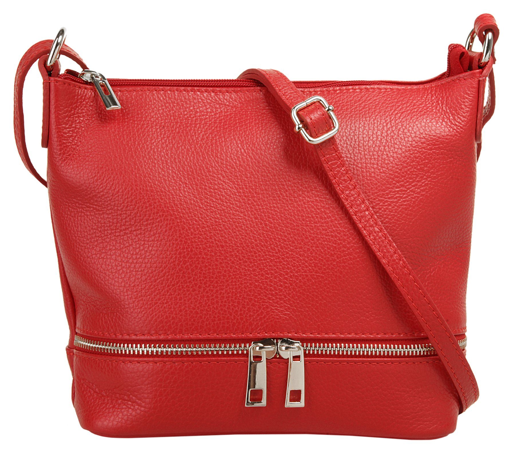 Cluty Umhängetasche CLUTY Damen echt Leder, Made in Italy, echt Leder, Made in Italy