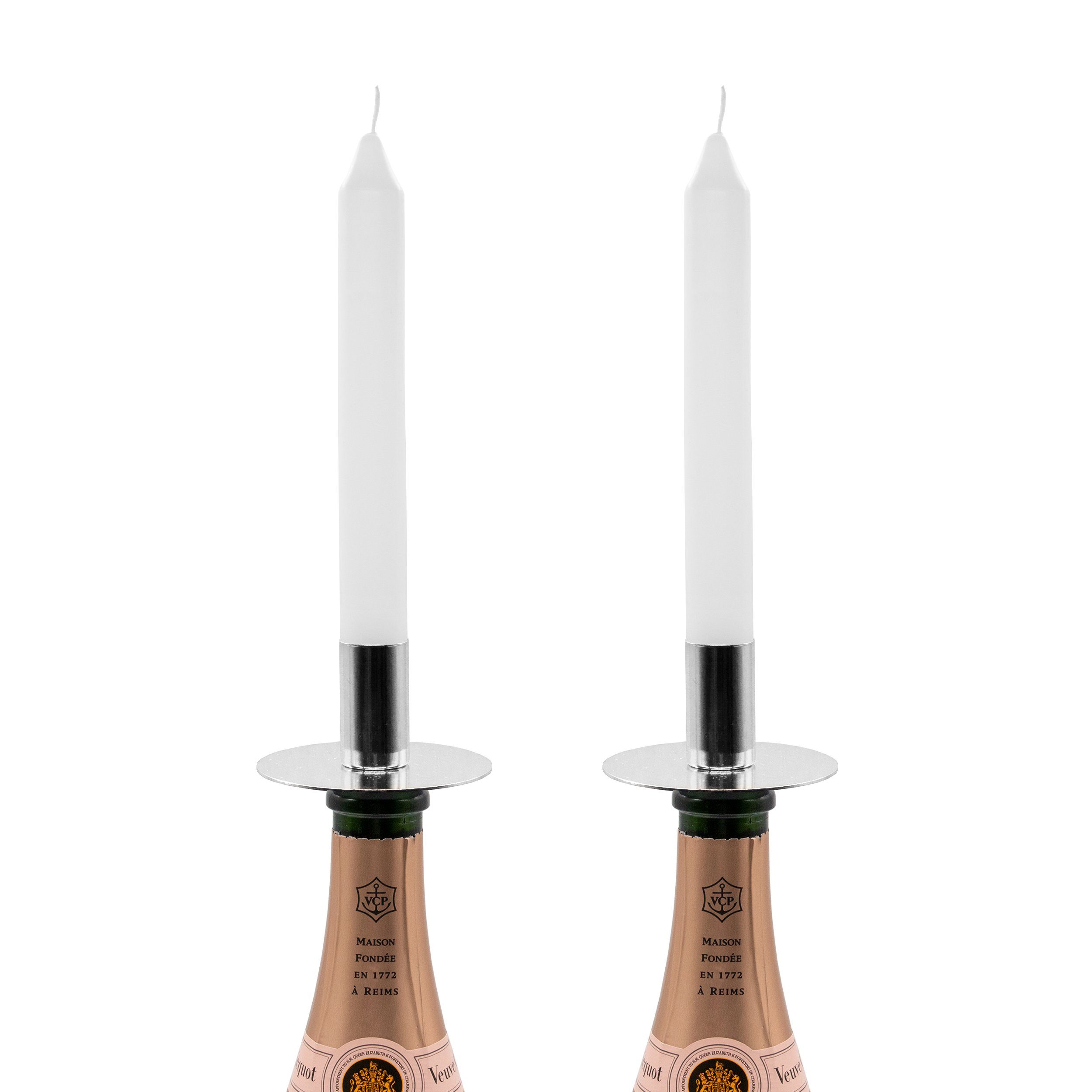 Silber und WineMeditation Kerzenständer Kerzenständer für Stabkerzen Tafelkerzen