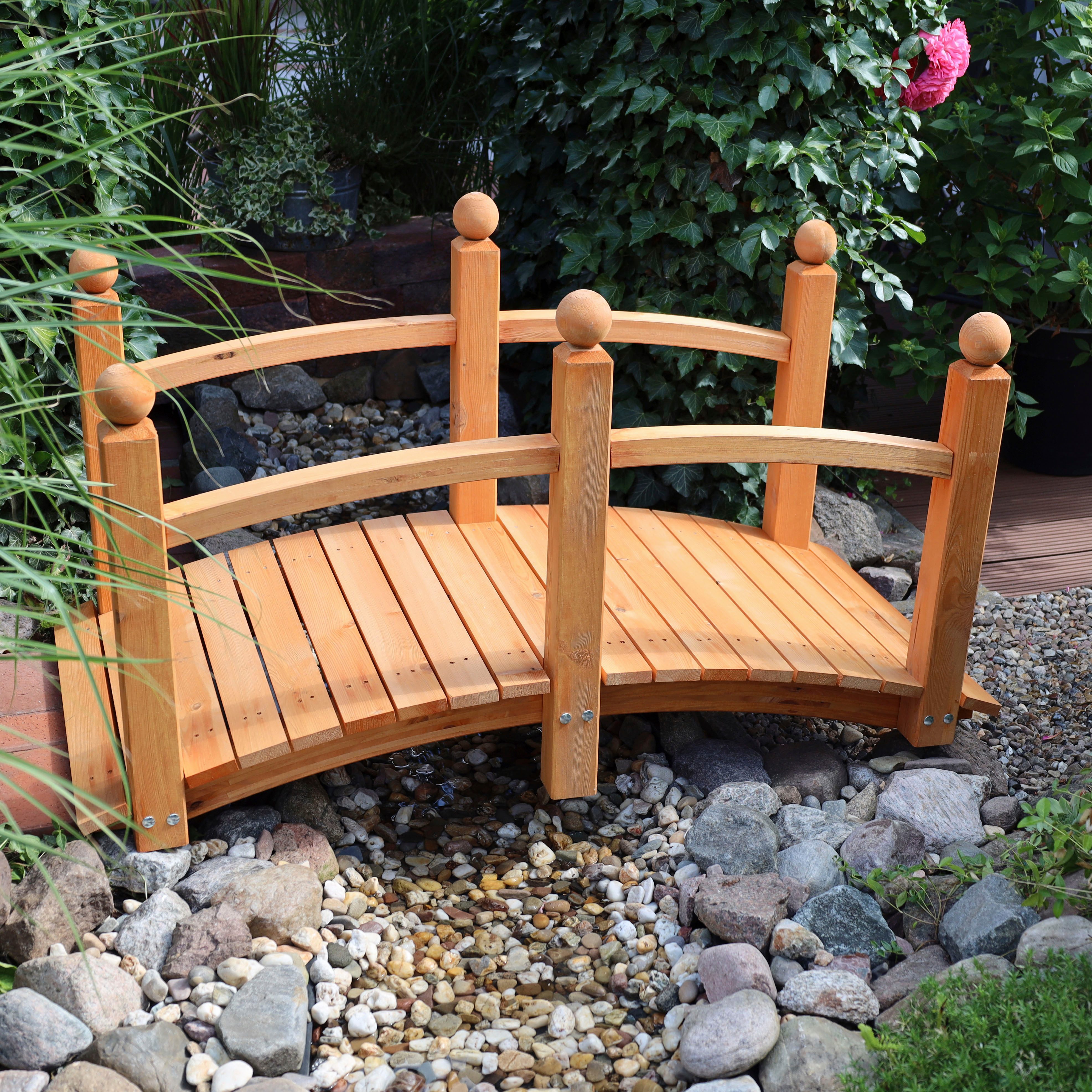 promadino Zierbrücke Luise, BxTxH: 63x128x69cm, aus FSC®-zertifiziertem Holz