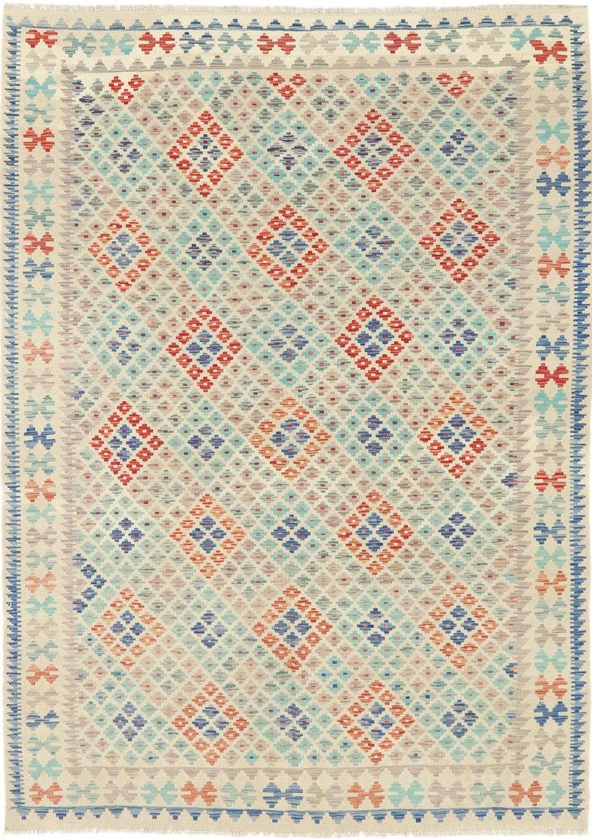 Orientteppich Kelim Afghan Heritage 210x290 Handgewebter Moderner Orientteppich, Nain Trading, rechteckig, Höhe: 3 mm