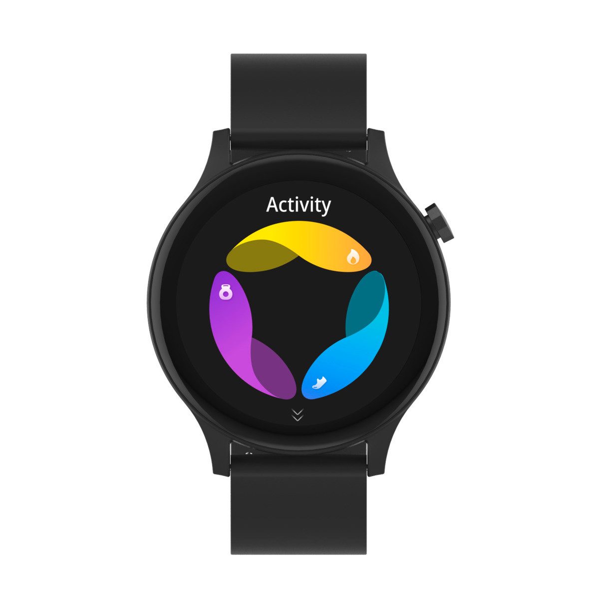 Denver SWC-338B Smartwatch (3,5 cm/1,38 Zoll, Proprietäres Betriebssystem), Fitness Uhr, Fitness Tracker, Gesundheitsfunktionen