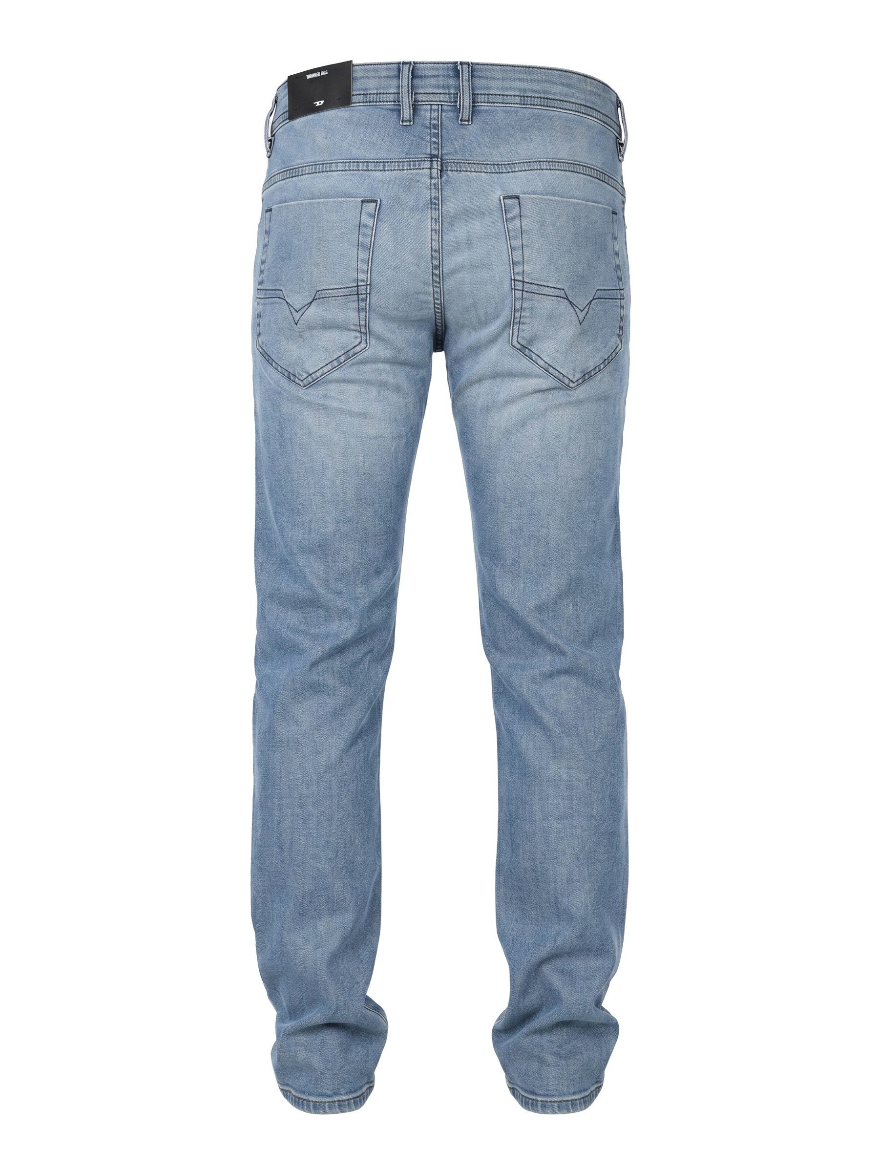Diesel Slim-fit-Jeans Superstretch - THOMMER JOGGJEANS Leicht & Weich, Niedrige Bundhöhe – Bild 2 von 3