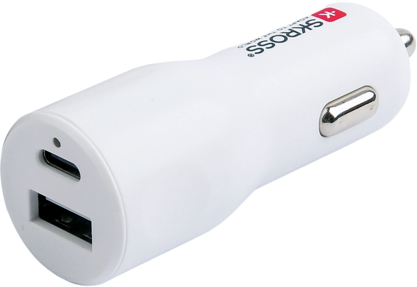 SKROSS Dual Car Charger Schnelllade-Gerät (1x Dual Car Charger 20W PD, Zum Laden im Auto geeignet)