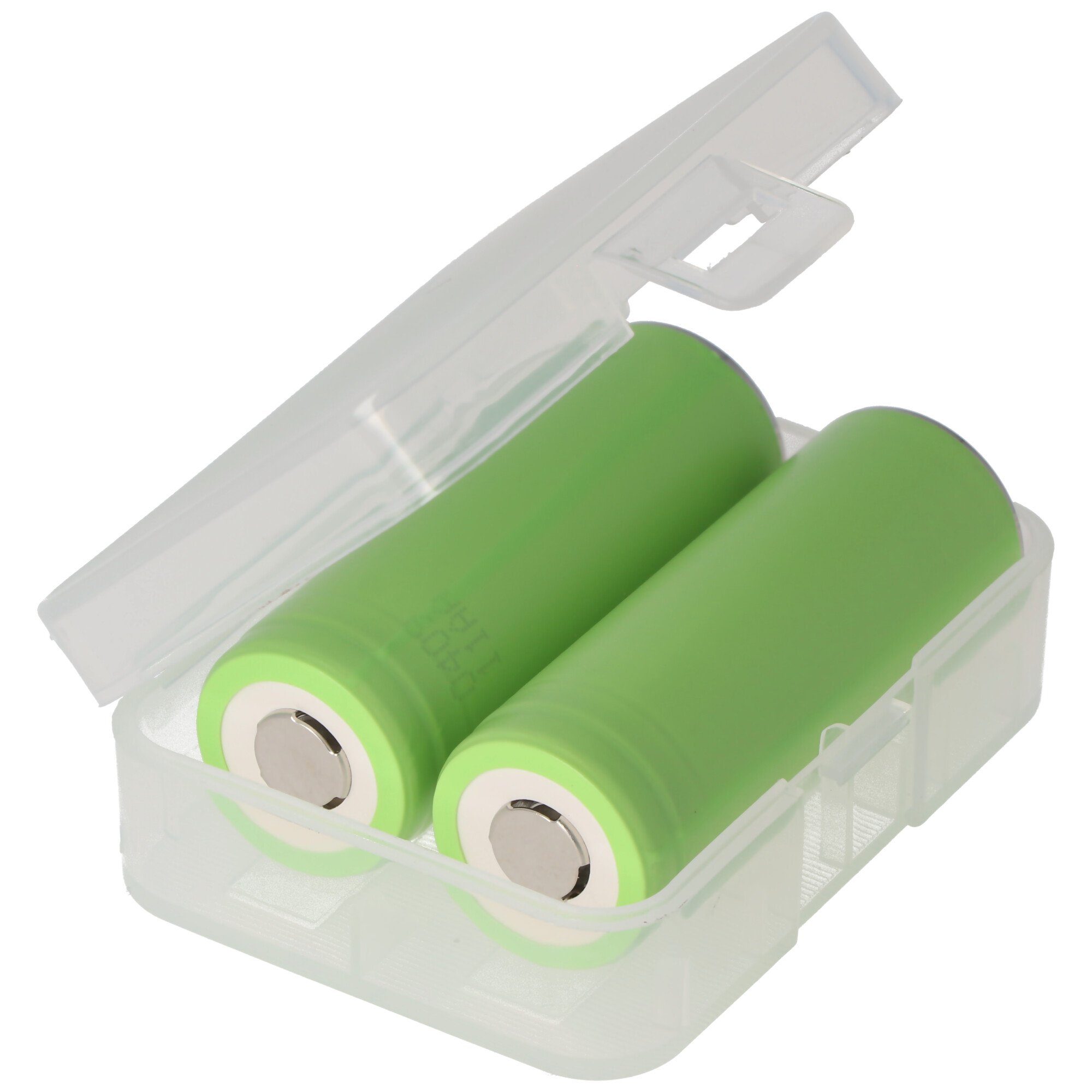 18500 AccuSafe Plastikbox Batterie transparent 2x oder 3x für 16340 AccuCell