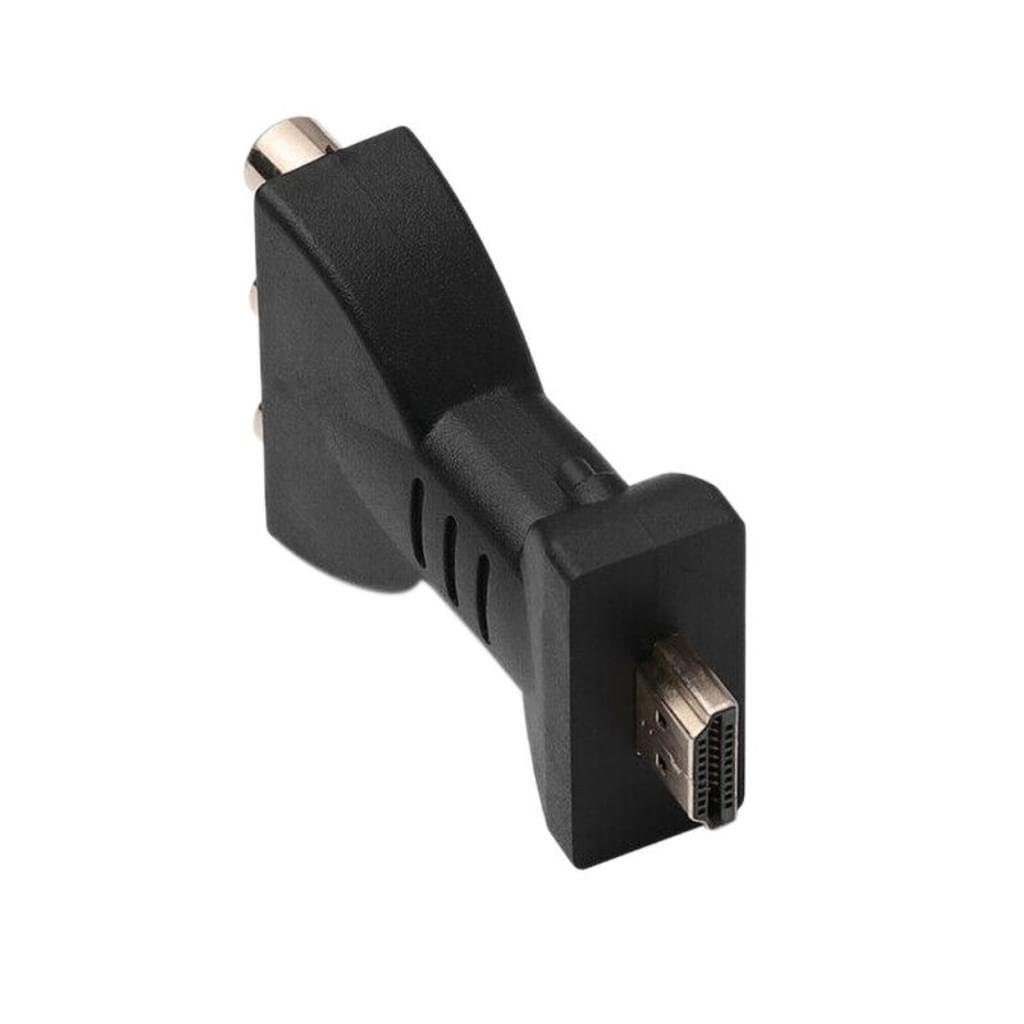 HDMI Stecker auf 3 Cinch Buchse Composite AV Audio Video Adapter für TV fleißi 