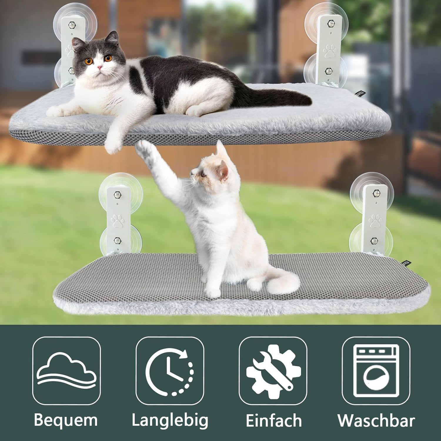 Rhein Beleuchtung Katzen-Hängematte Collapsible Cat Window günstig online kaufen