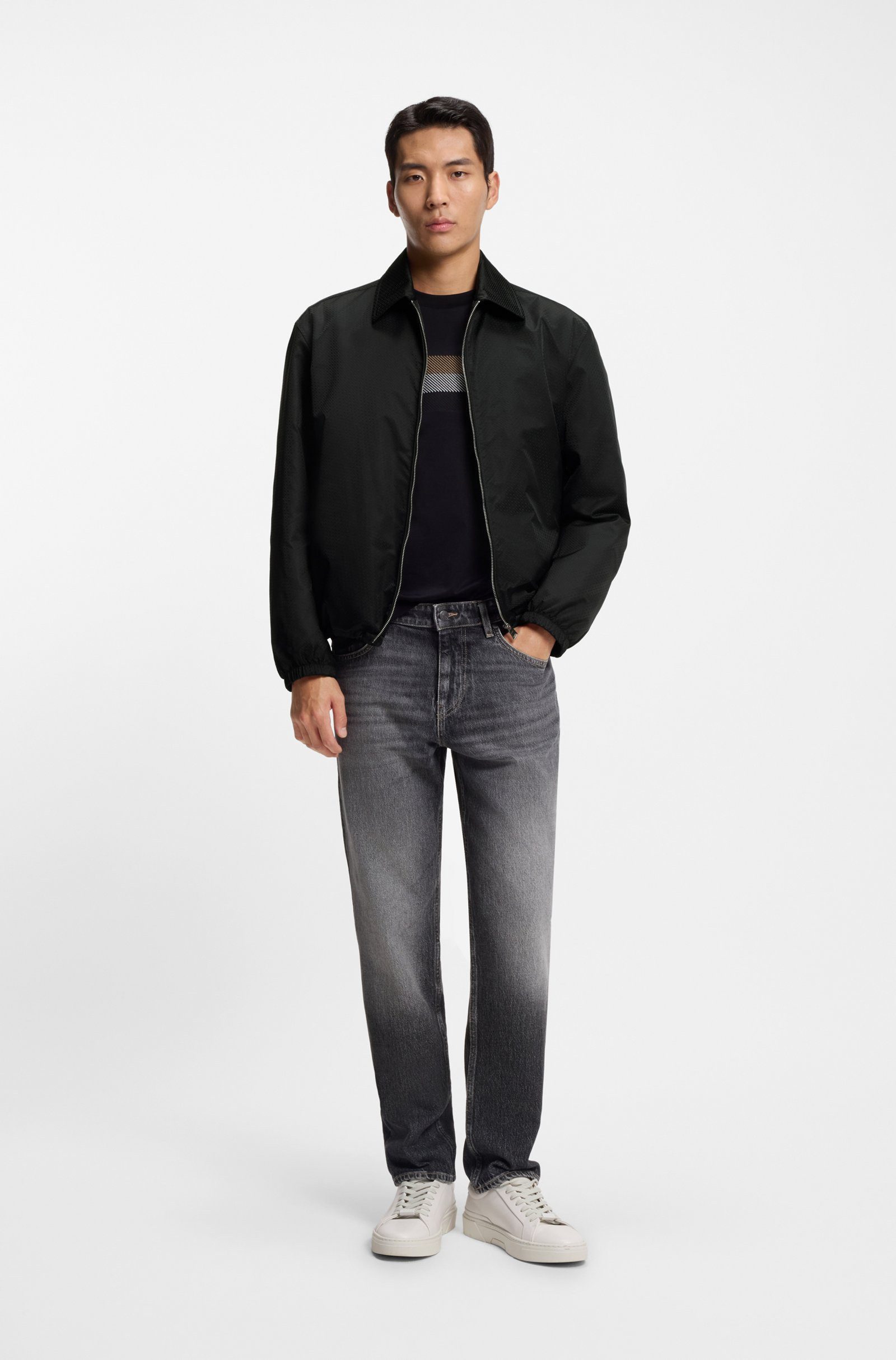 BOSS Kurzmantel Jacke Crestell (1-tlg)