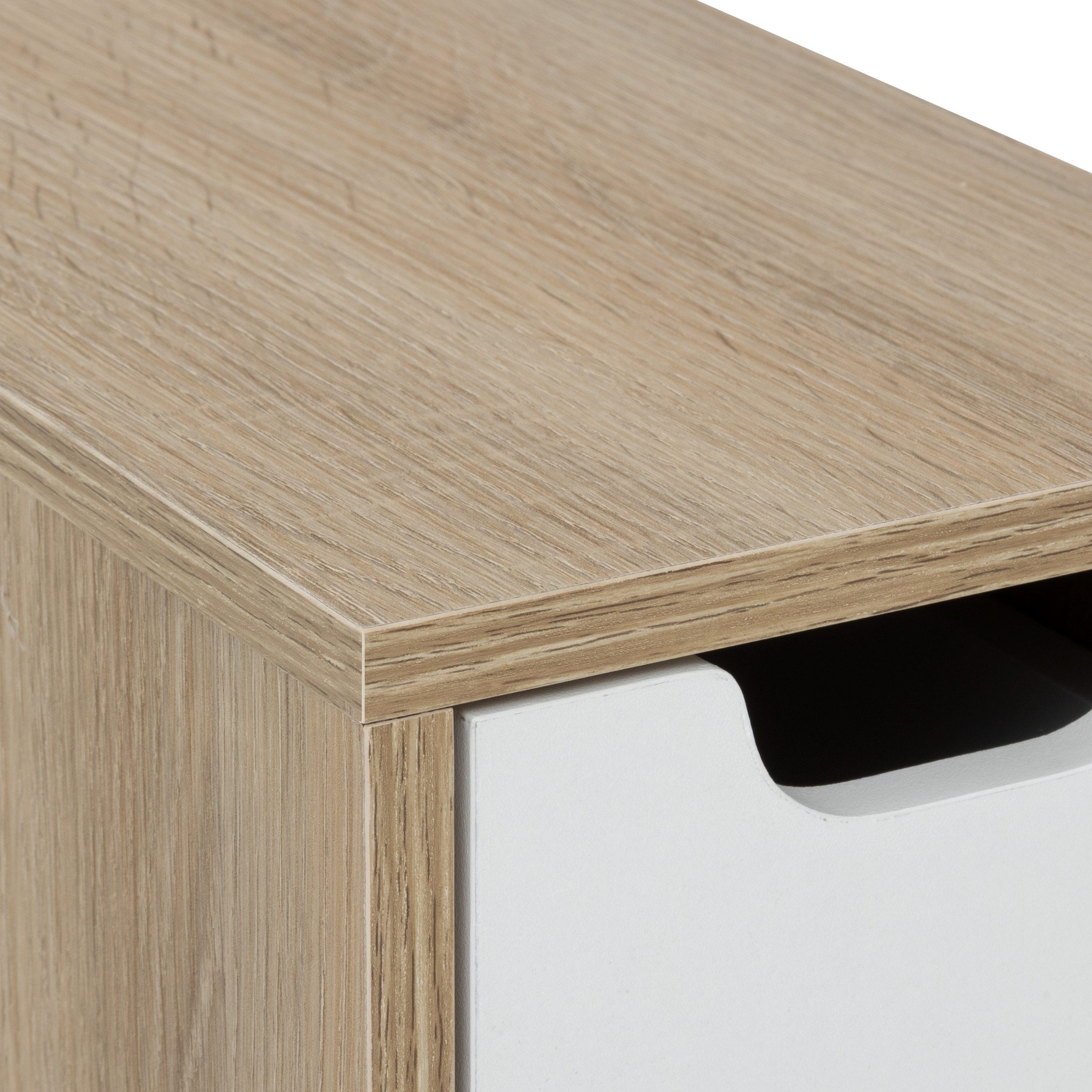5five Simply Smart Regal Schmaler modulare Schrank LOA, 3 Schubladen, 80 cm – Bild 3 von 5