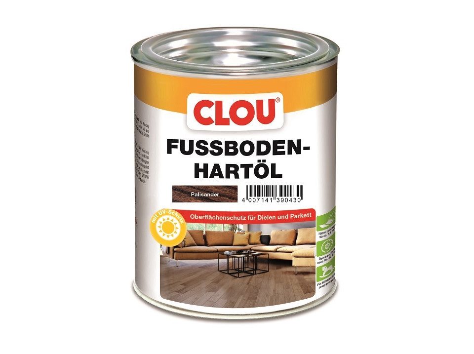CLOU Holzöl Clou Fußboden Hartöl 750 ml palisander