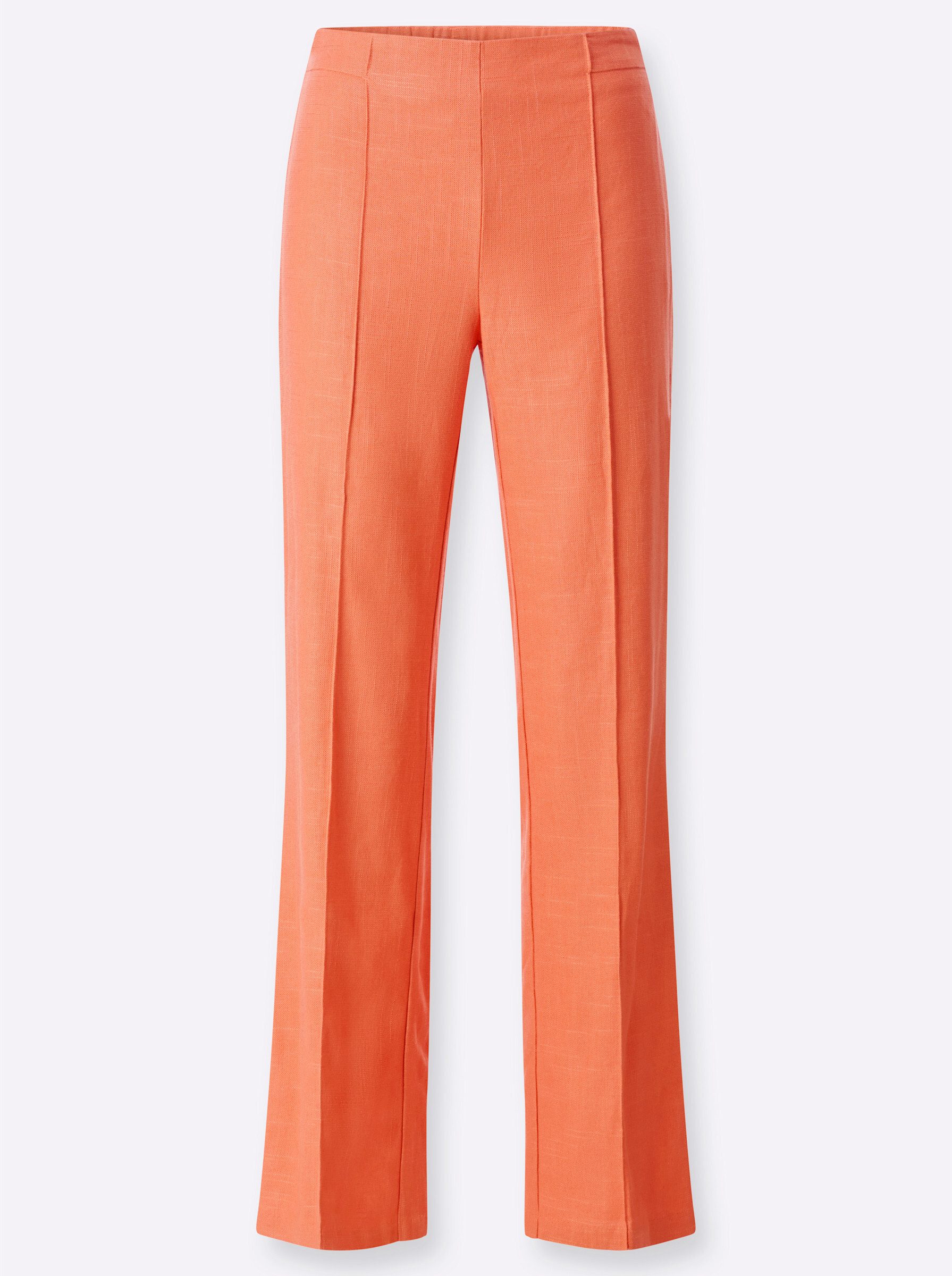 Jerseyhose Leinen-Mix-Hose komfortabel
