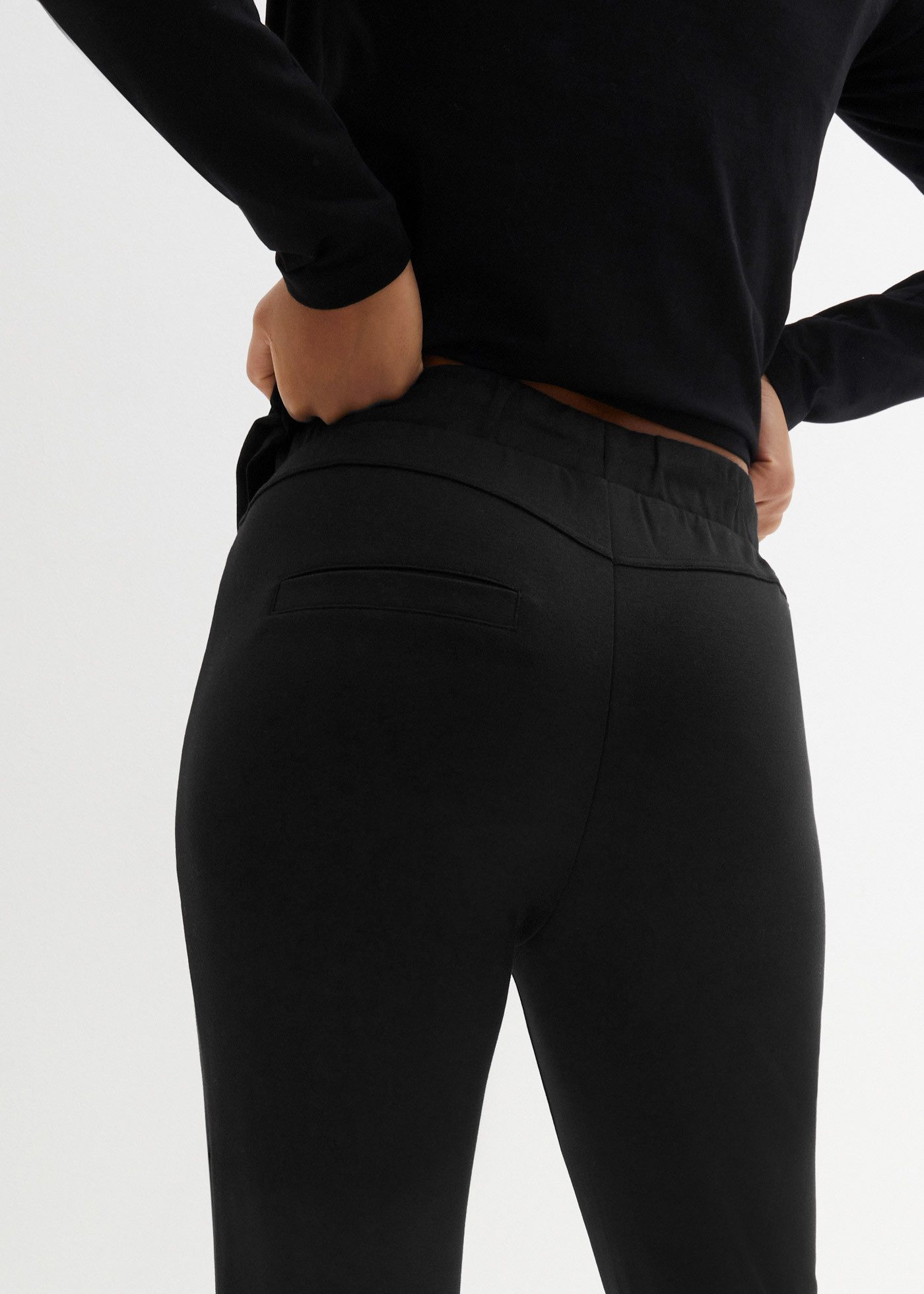 bonprix Schlupfhose aus elastischem Materialmix mit Viskose, lässige Passform