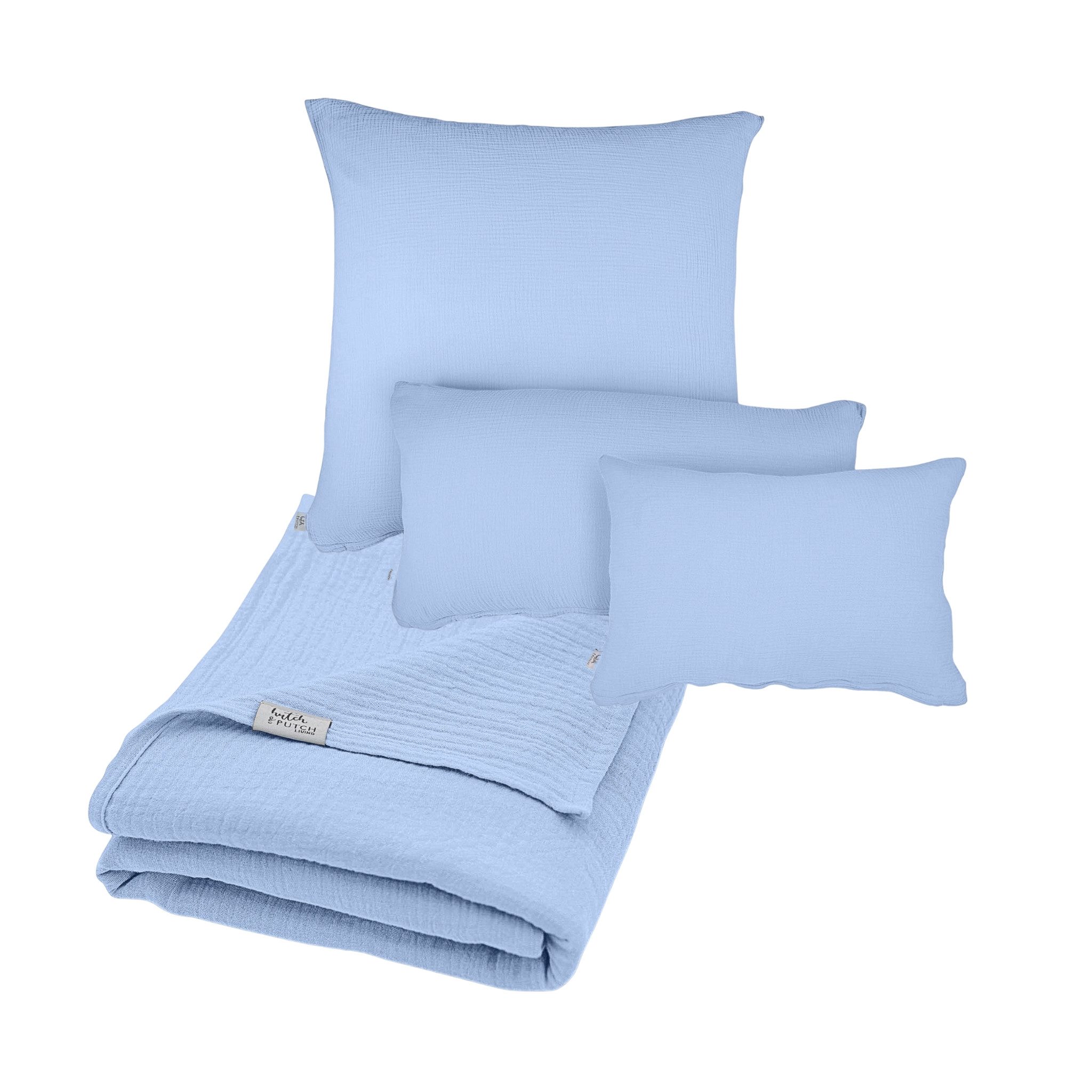 hutch&putch Bettwäsche Musselin-Sommerbundle (Sommerdecke 200x135cm + günstig online kaufen