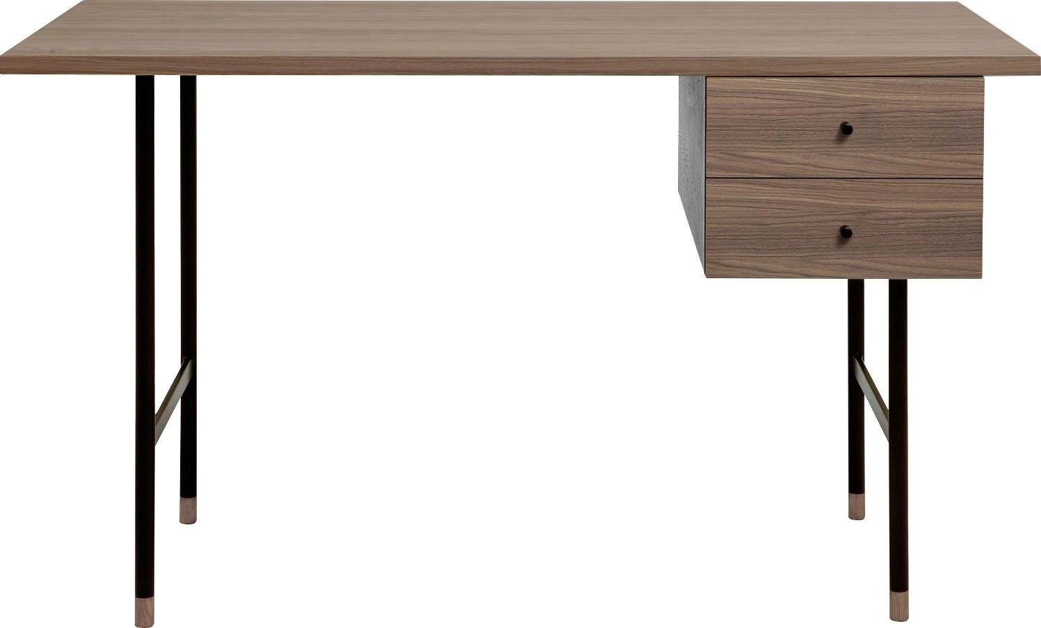 Woodman Schreibtisch Jugend, Schubladen mit Soft-Close-Funktion, Beine aus Metall, FSC®
