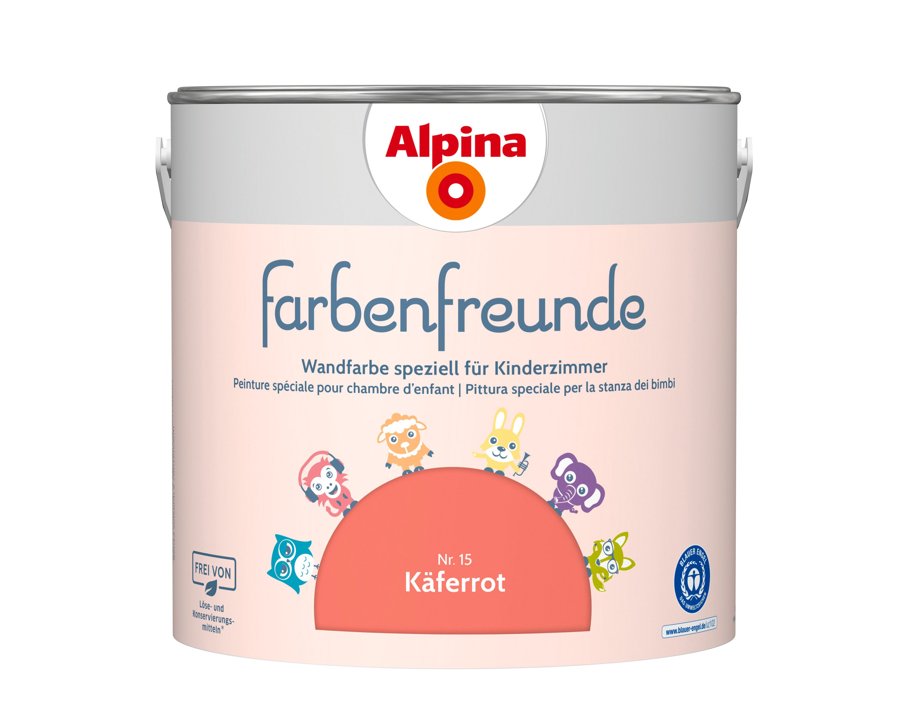 Wandfarbe Farbenfreunde 2,5 Liter matt