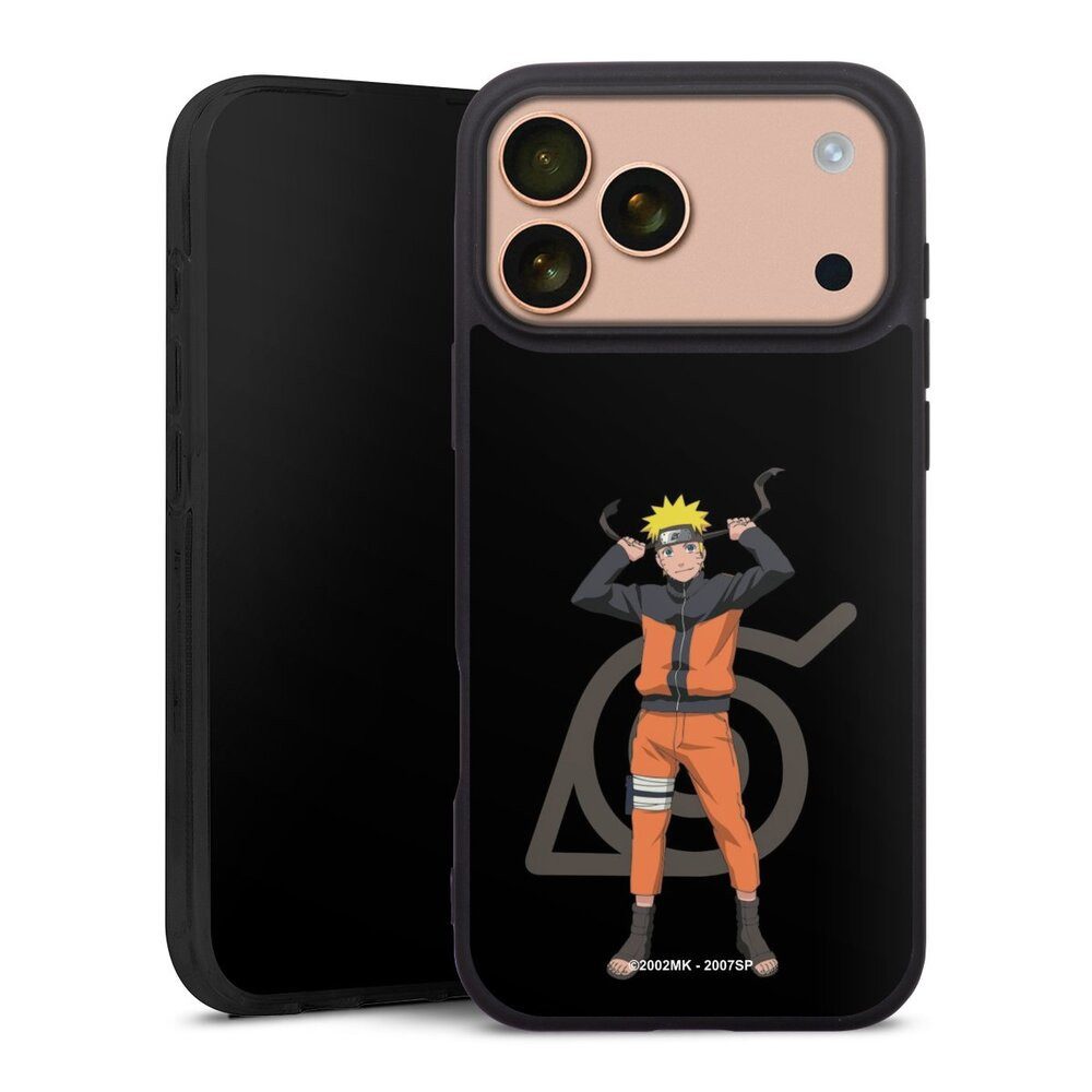DeinDesign Handyhülle Naruto Shippuden Offizielles Lizenzprodukt Anime Naruto Konoha, Apple iPhone 17 Pro Max Silikon Hülle Premium Case Handy Schutzhülle