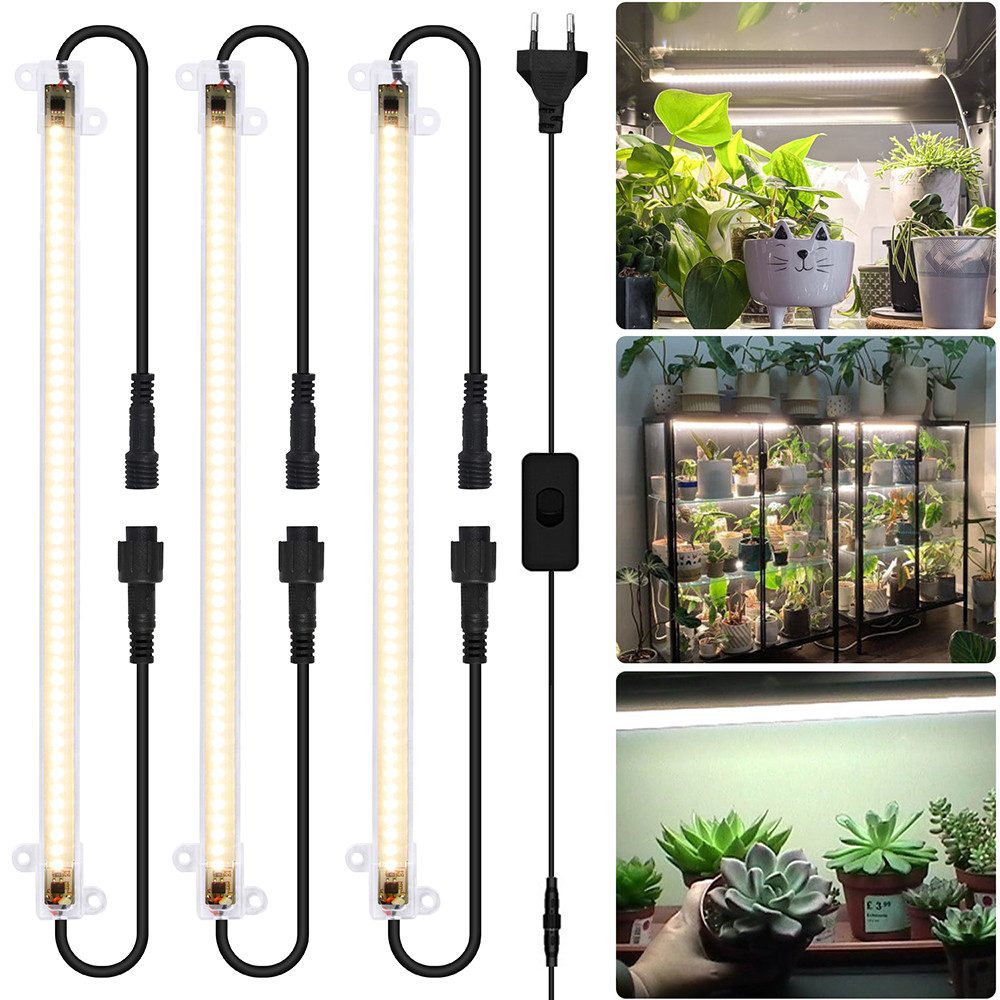 Laybasic Pflanzenlampe 48/72 LEDs Vollspektrum Pflanzenlicht,30/50cm günstig online kaufen