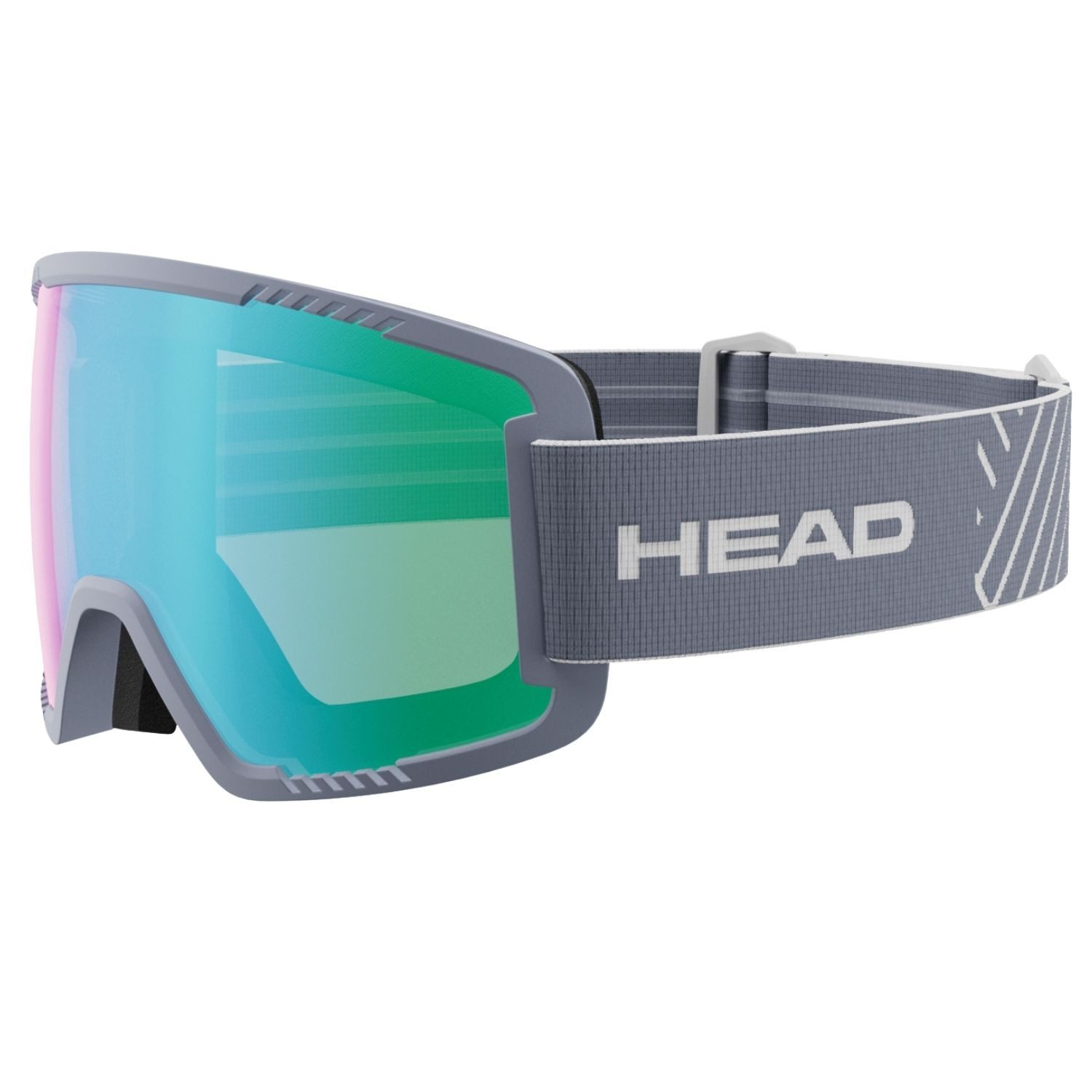 Head Skibrille, Unisex  Adult CONTEX Ski-und Snowboardbrille Skibrille, Grün/Asche, L