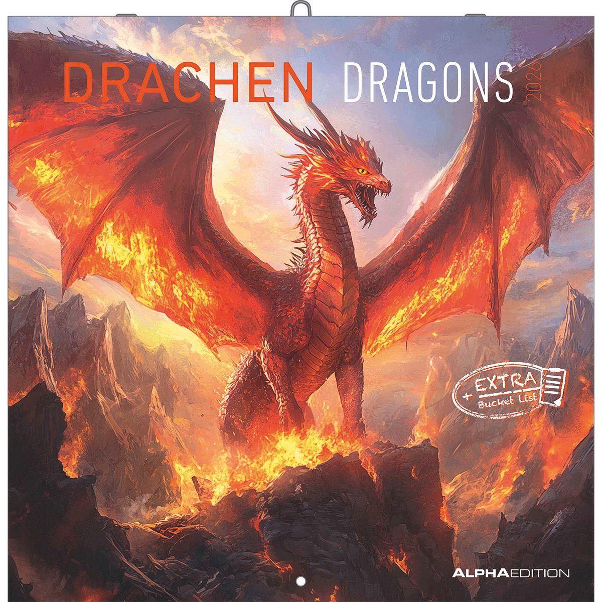 Wandkalender Wandkalender 2026. Drachen.