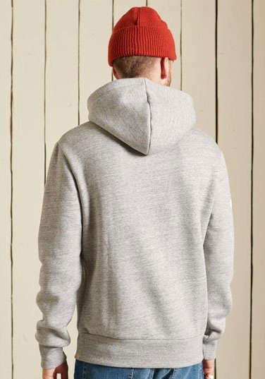 Superdry Kapuzensweatshirt marl VL HOOD NS grey