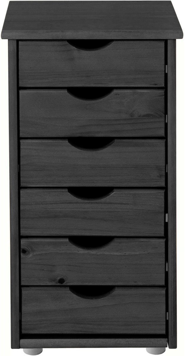 OTTO home Kommode Gava, aus massivem Kiefernholz, mit Stauraummöglichkeiten, Breite 39 cm