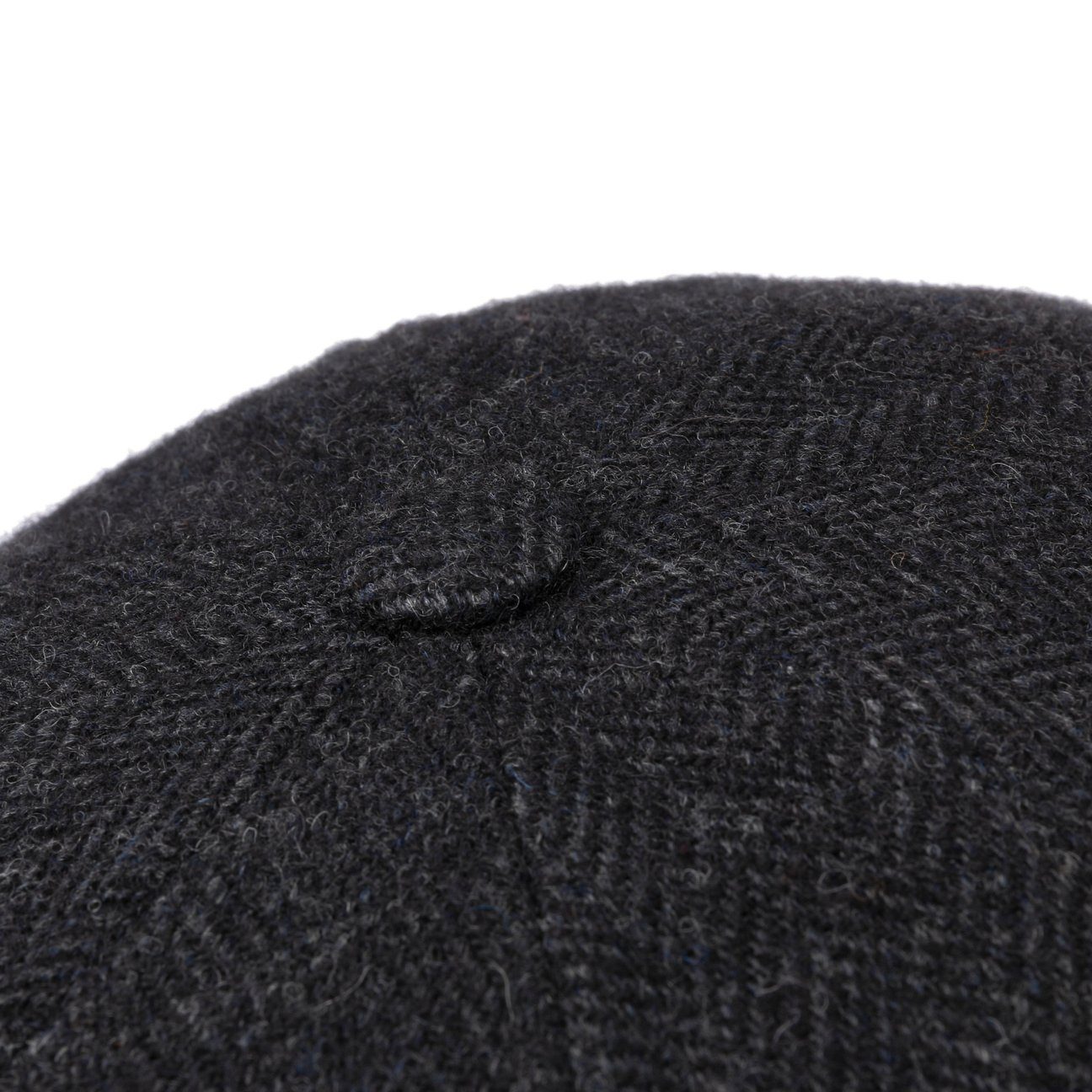 Stetson Flat Cap Schirm Flatcap mit (1-St) schwarz-grau