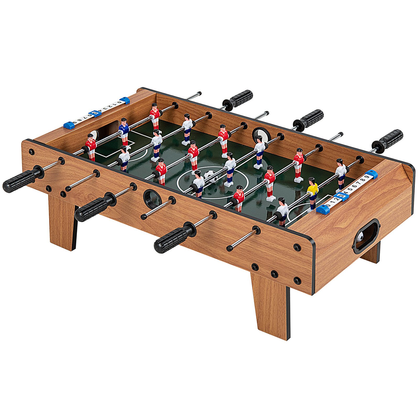 COSTWAY Mini-Tischkicker Tischfußball, aus Holz