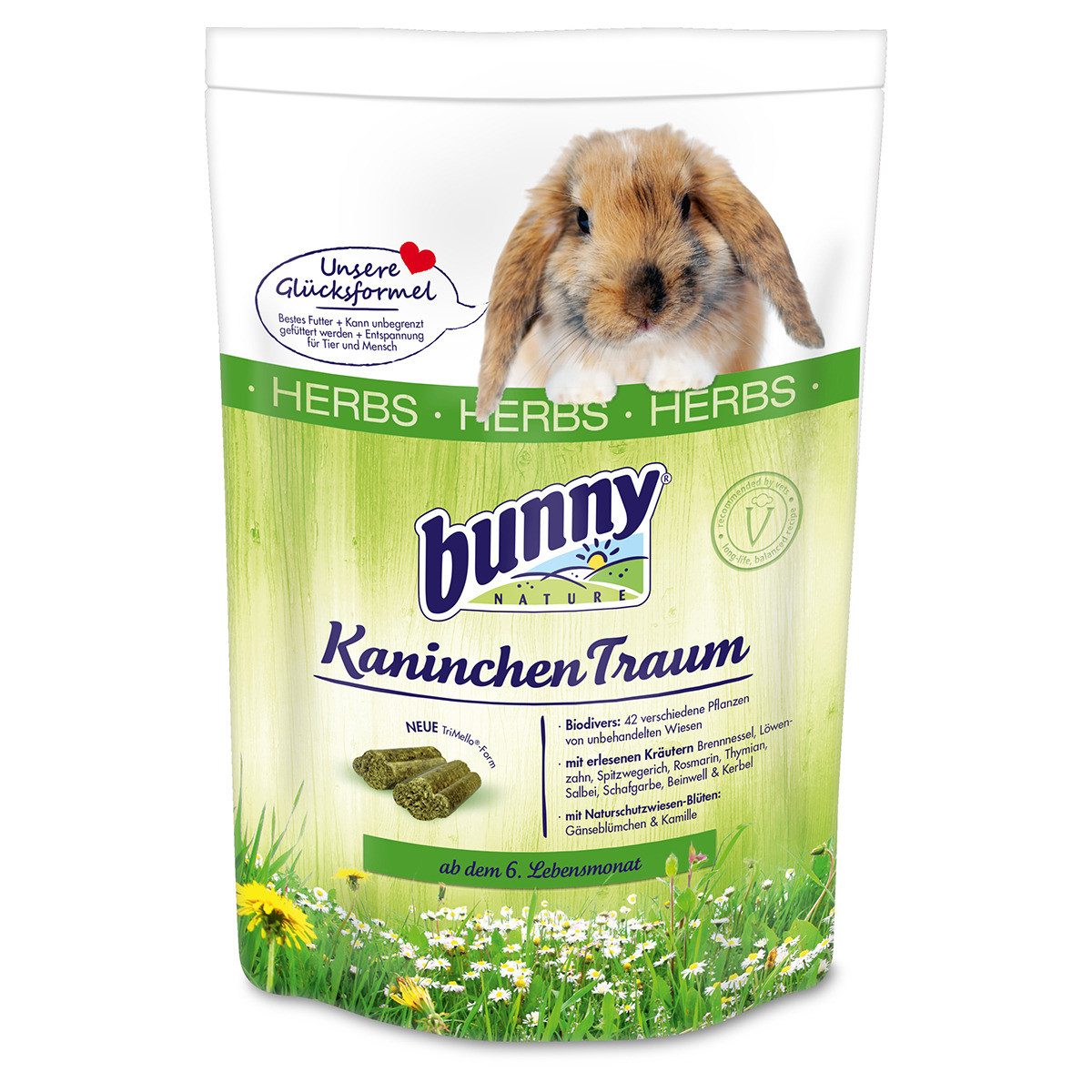 Bunny Nature KaninchenTraum HERBS 750 g, für: Kleintier