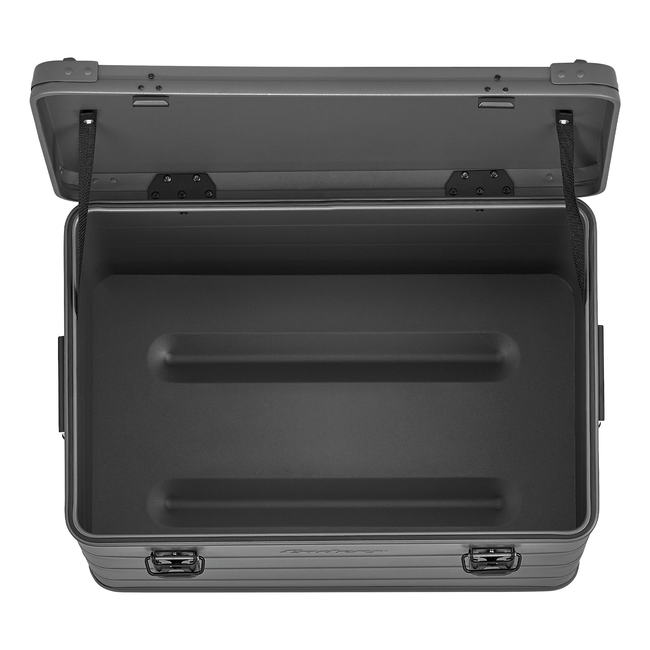 Enders® Aufbewahrungsbox Industriebox 123 L grey, hochwertig verarbeitet, Alukiste Transportbox Lagerbox Alukoffer Metallkiste Alubox