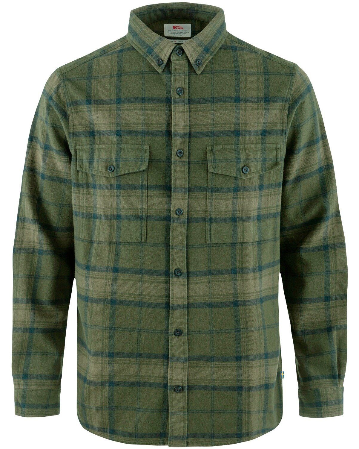 Fjällräven Flanellhemd Hemd Övik Twill Green - Green