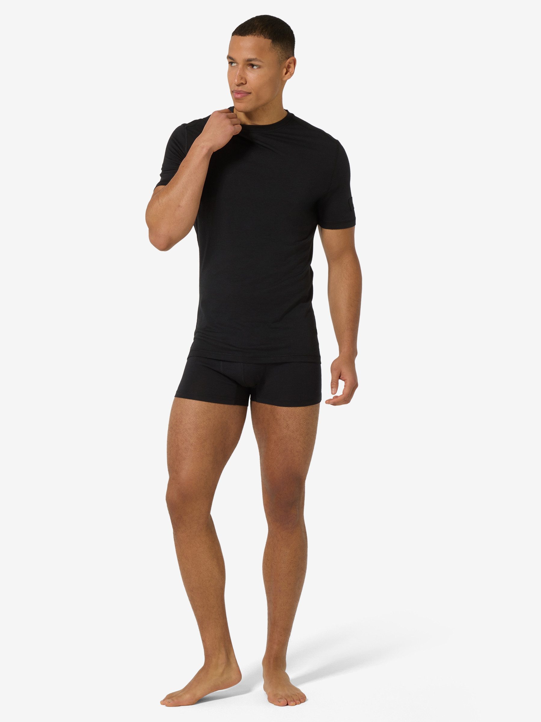 SUPER.NATURAL Funktionsshirt für Herren, nachhaltig, Merino M BIO BASE TEE nachhaltig, atmungsaktiv