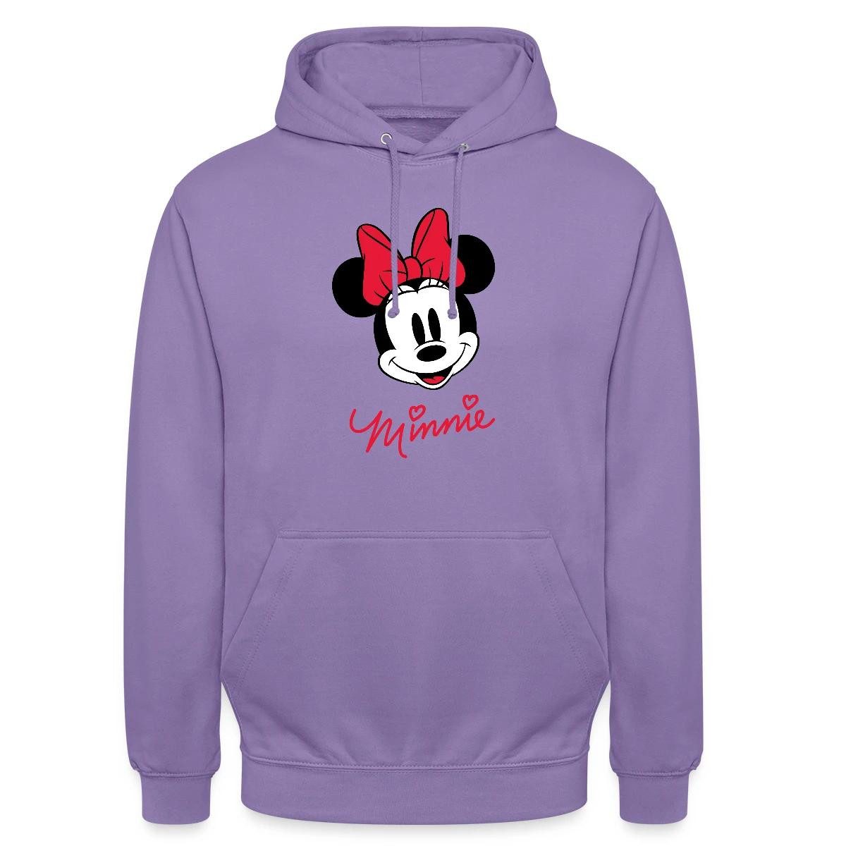 Spreadshirt Hoodie Mickey & Minnie Schriftzug Unisex Hoodie (1-tlg)