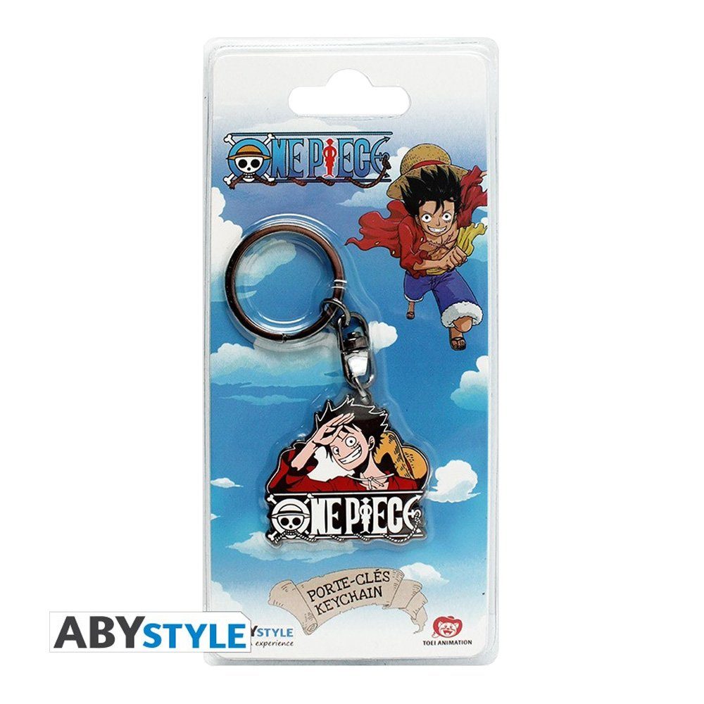 One Piece New Schlüsselanhänger ABYstyle Ruffy World -
