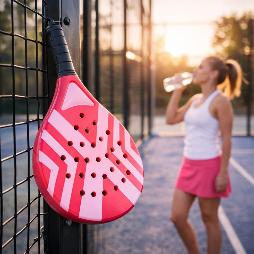 TK Gruppe Padelschläger Padel Schläger Erwachsene Profi Racket – Anfänger Tennis Padelschläger, (Packung)