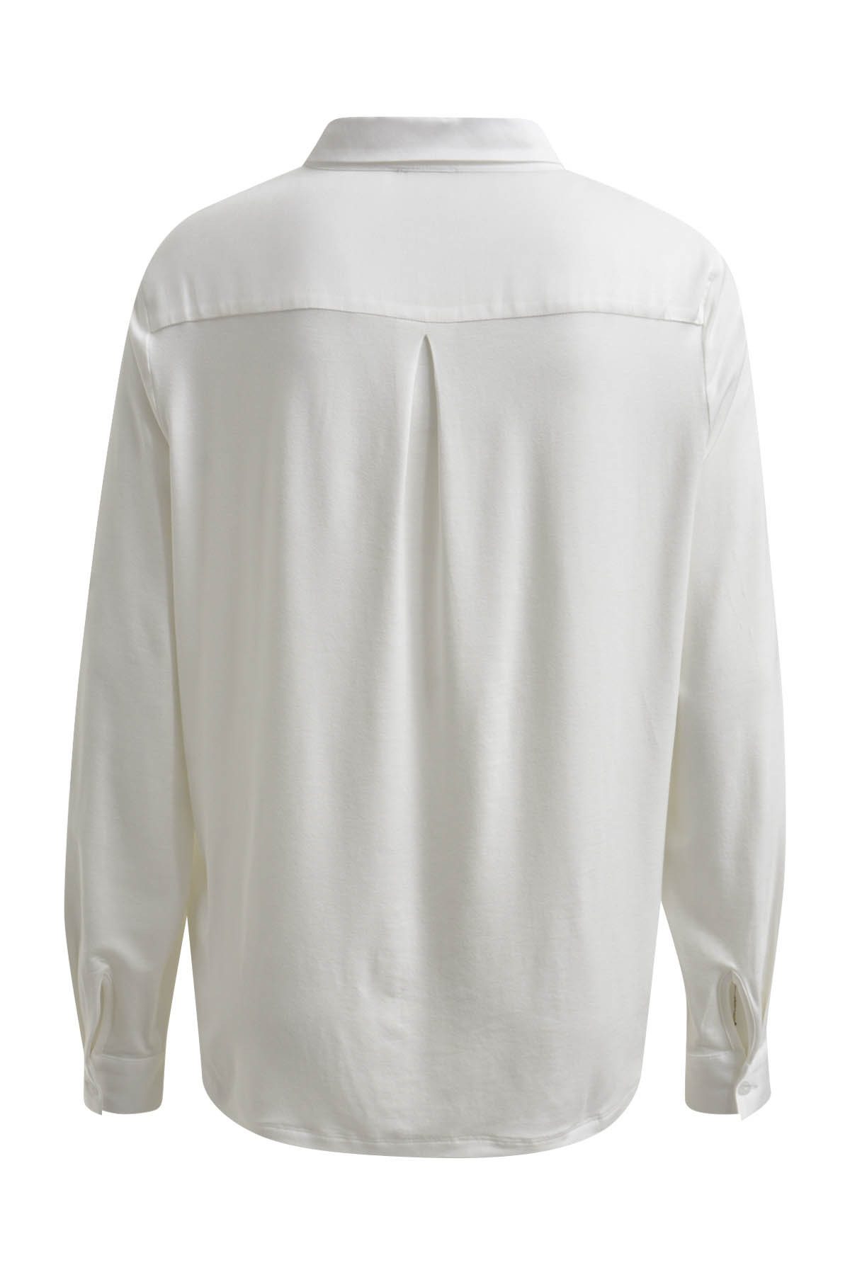 Milano Italy Blusentop BLOUSE WITH COLLAR, PLACKET AND 1/1