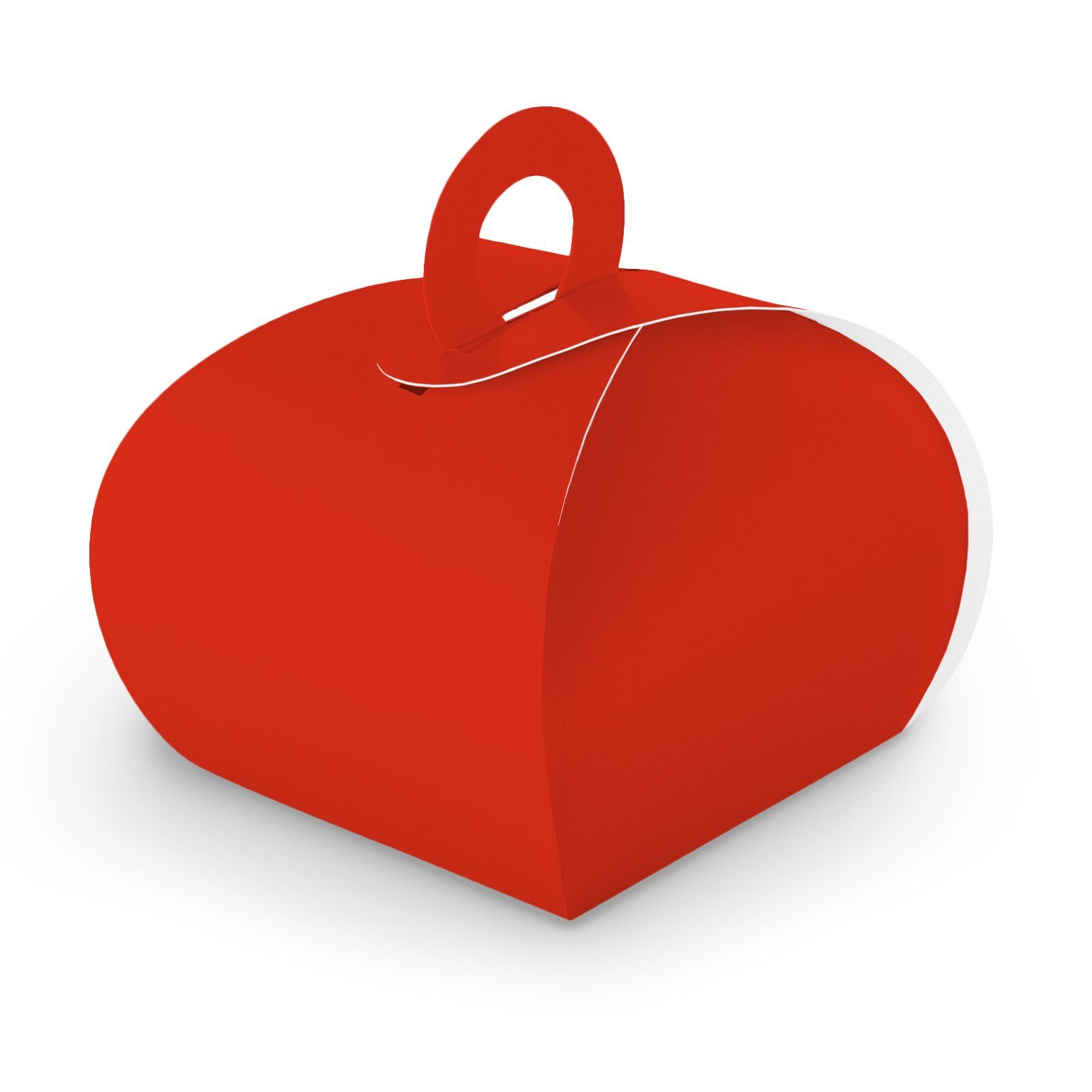 itenga Geschenkbox itenga Geschenkbox mit Griff rot aus Karton