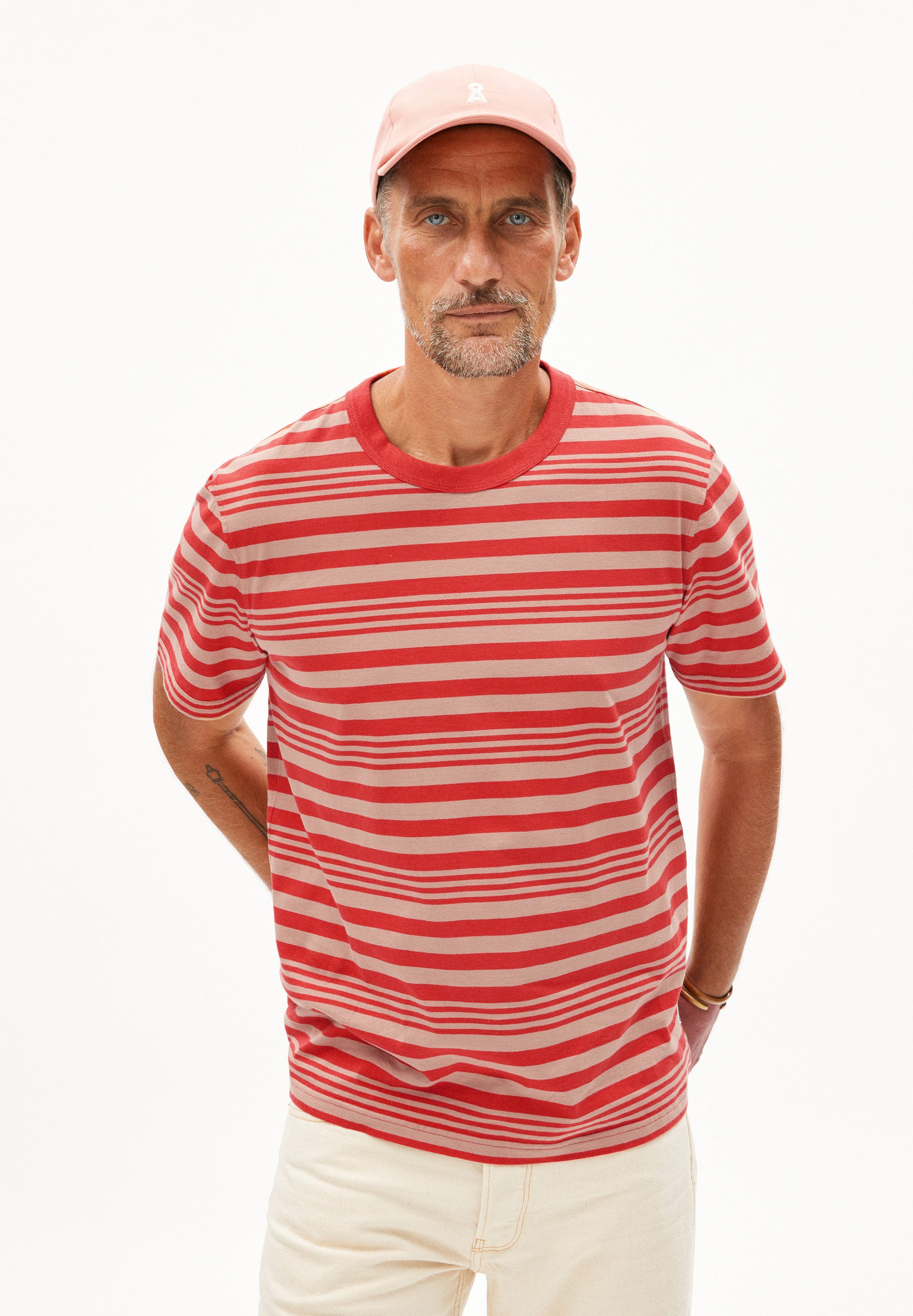 Armedangels Print-Shirt MAARKOS BOLD STRIPES T-Shirt günstig online kaufen
