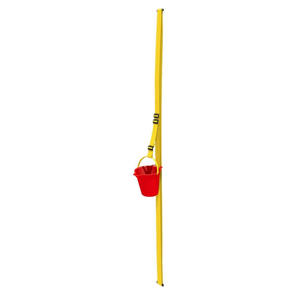 Wickey Spielturm-Spielzeugset Xtra-Lift – Kinderseilzug mit Eimer für Spielgeräte, (Hebevorrichtung mit Seil & Eimer - Ideal für Rollenspiele wie „Baustelle“ oder „Piratenschiff“, für kreativen Spielspaß bei jedem Wetter), Robuste Materialien für langen Einsatz – extrem witterungsbeständig