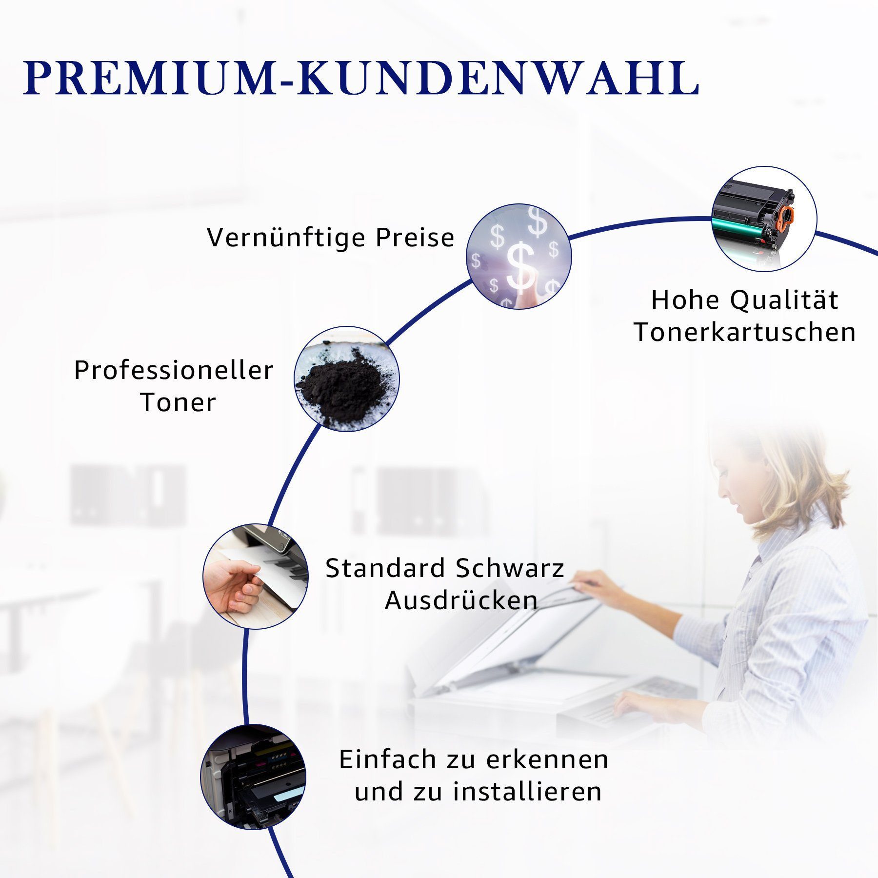 MOOHO Tonerpatrone Kompatibler für SAMSUNG MLT-D111S D111L Neu Mit Chip, (1-St) – Bild 4 von 5