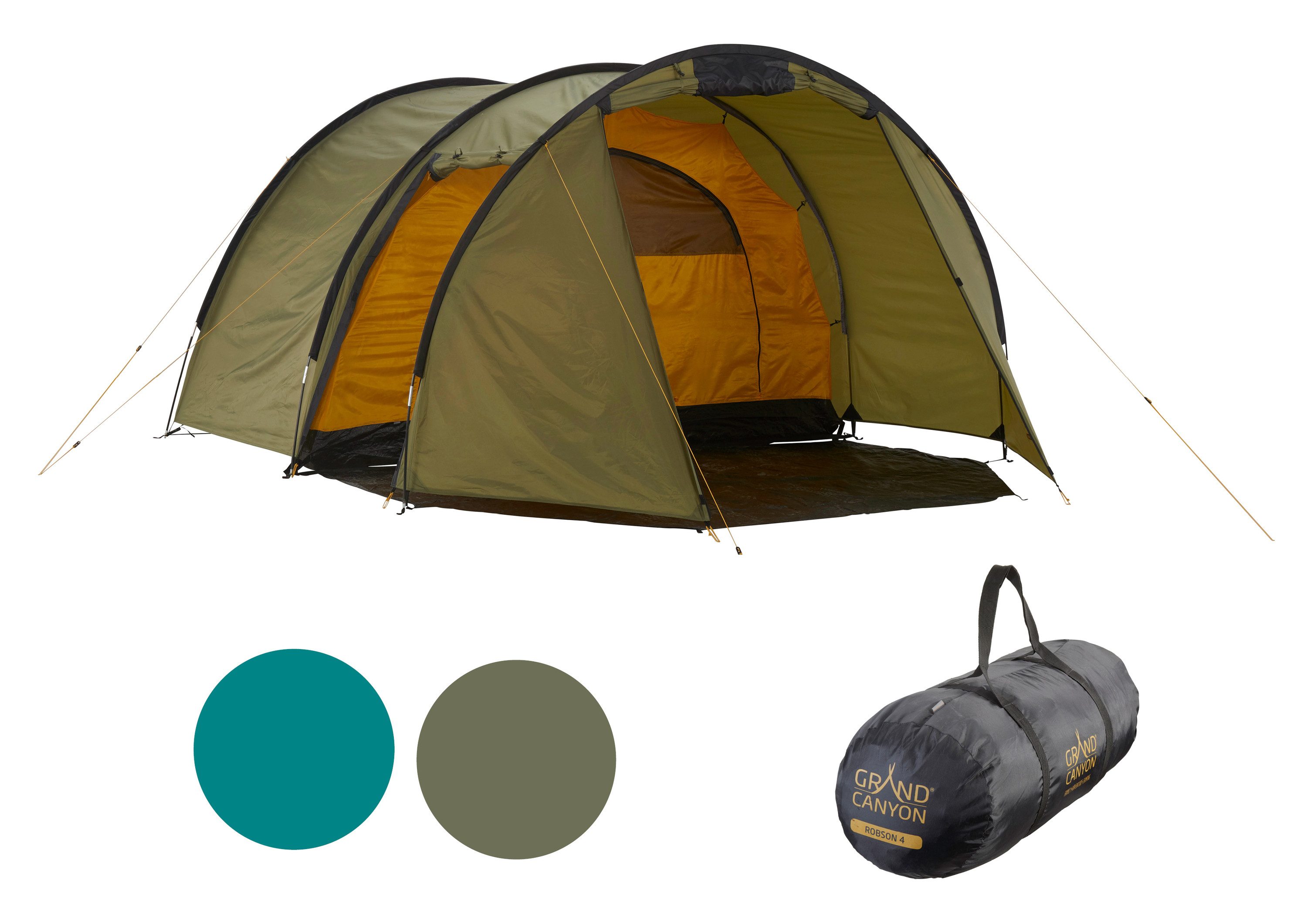 GRAND CANYON Tunnelzelt ROBSON 4, Personen: 4 (1 tlg)