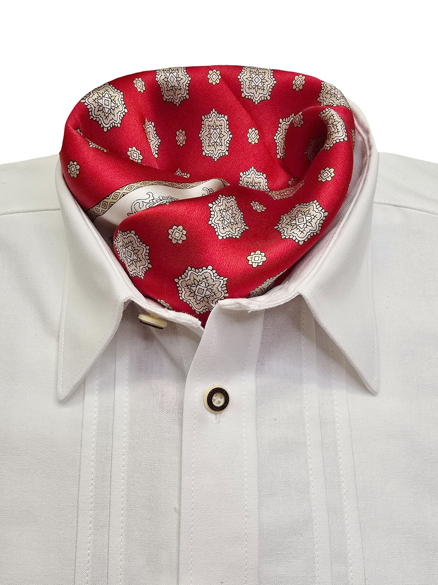 Moschen-Bayern Halstuch Halstuch Damen Herren Nickituch Seidentuch Seidenhalstuch Rot