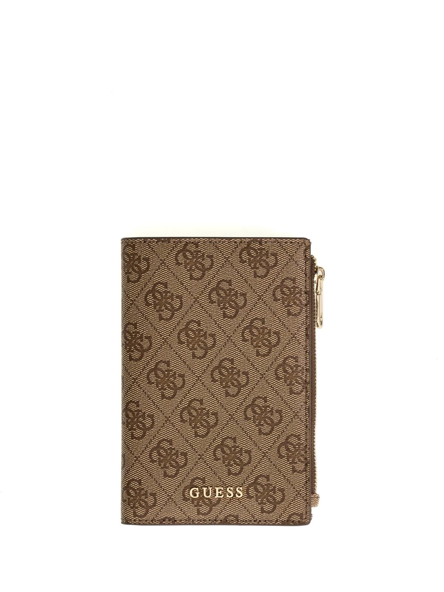 Guess Geldbörse GIFTBOX PSSPRT CASE WT ZIP PCH (Set, 2-tlg), Geldbeutel-Set: Portemonnaie und Kartenetui, 2 tlg.
