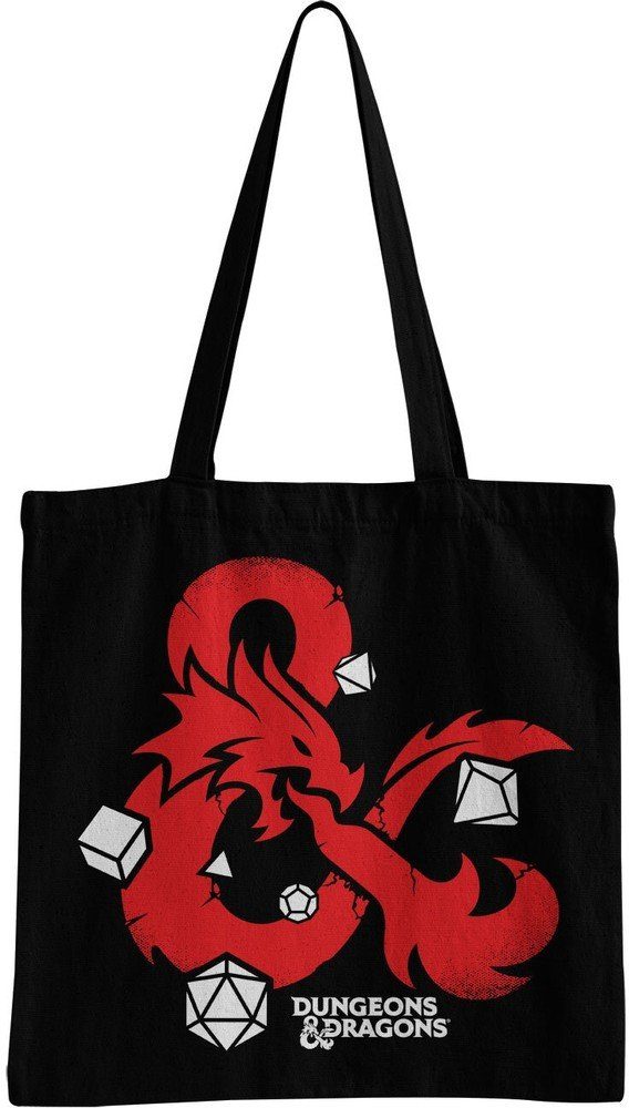 Schultertasche D&D Dices Tote Bag