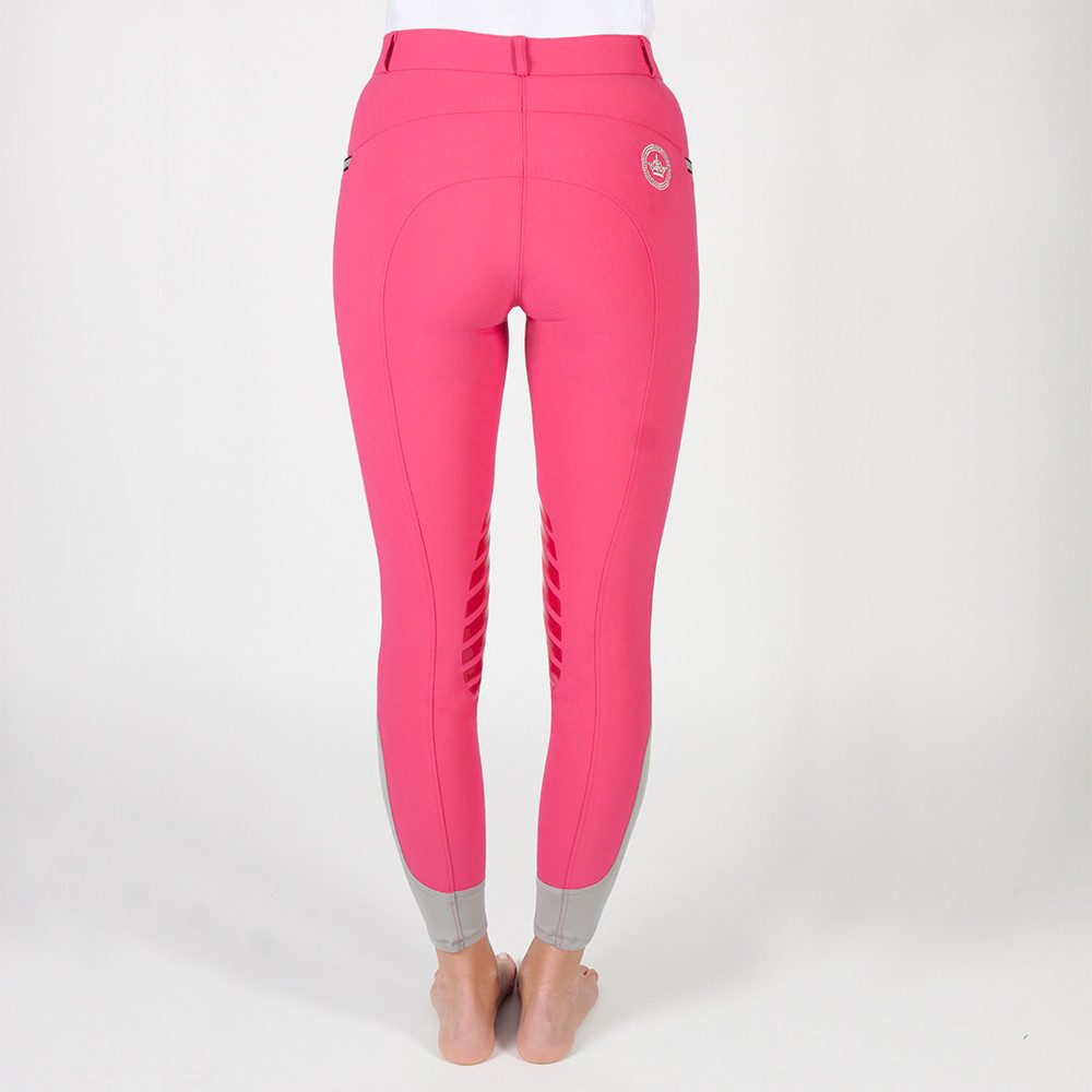 PFIFF Reiterhose Damen Reithose 'Helen' mit Knie Grip und Handytasche mit Einschubtaschen