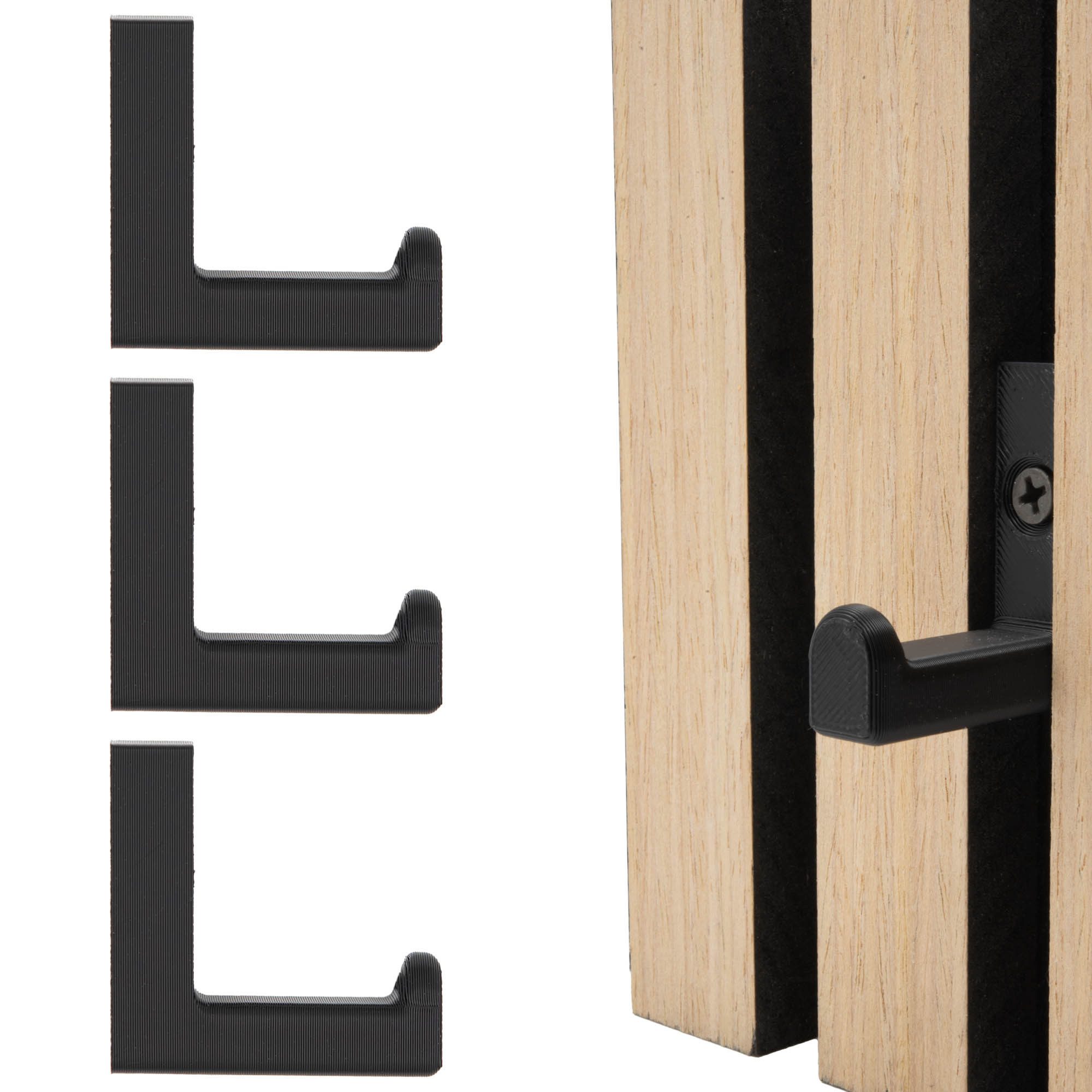 TSB Werk Kleiderhaken Garderobenhaken Akustik Paneele Akustikpaneele, (3-St günstig online kaufen