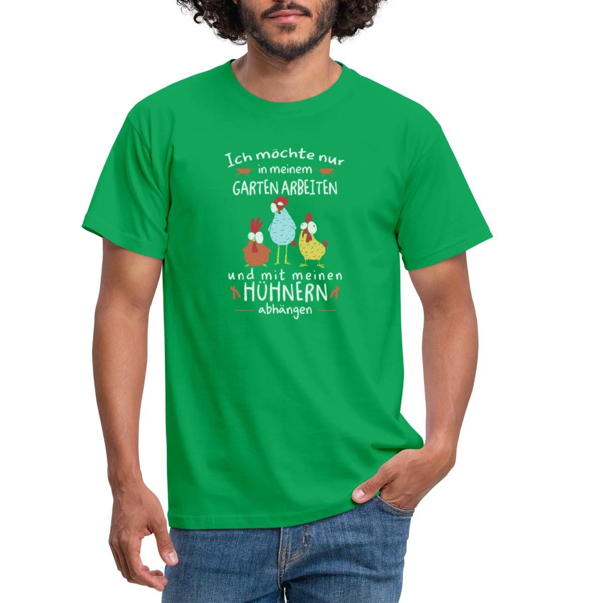 Spreadshirt T-Shirt Gärtner Mit Hühnern Möchte günstig online kaufen