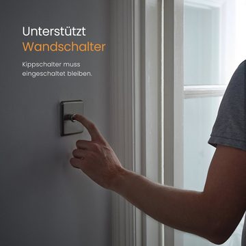 EMKE Badspiegel Badezimmerspiegel LED Badspiegel mit beleuchtung Wandspiegel (Wandschalter, Vertikal und Horizontal möglich), mit Warmweiß Licht 3000K IP44