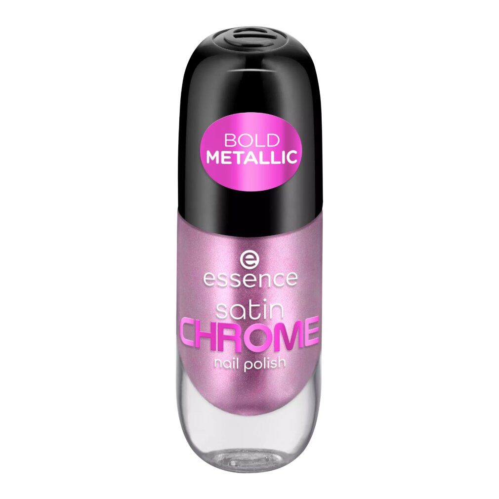 Essence Nageldesign Zubehör SATIN CHROME Nagellack #02-Künstliche Pinktelligenz 8 ml