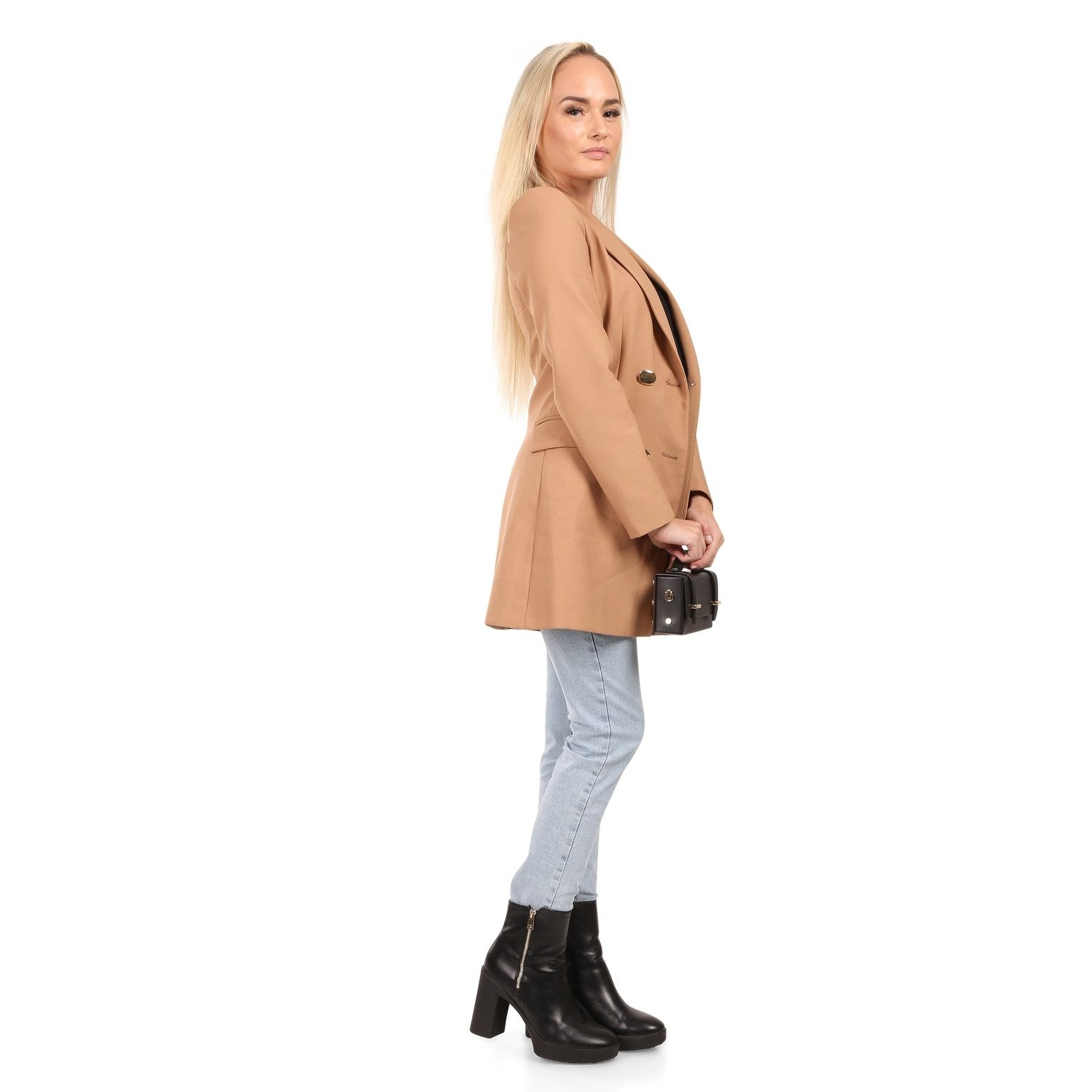 Toscanto Handtasche Toscanto Damen Handtasche Leder Tasche (Handtasche), Damen Leder Handtasche, schwarz ca. 19cm